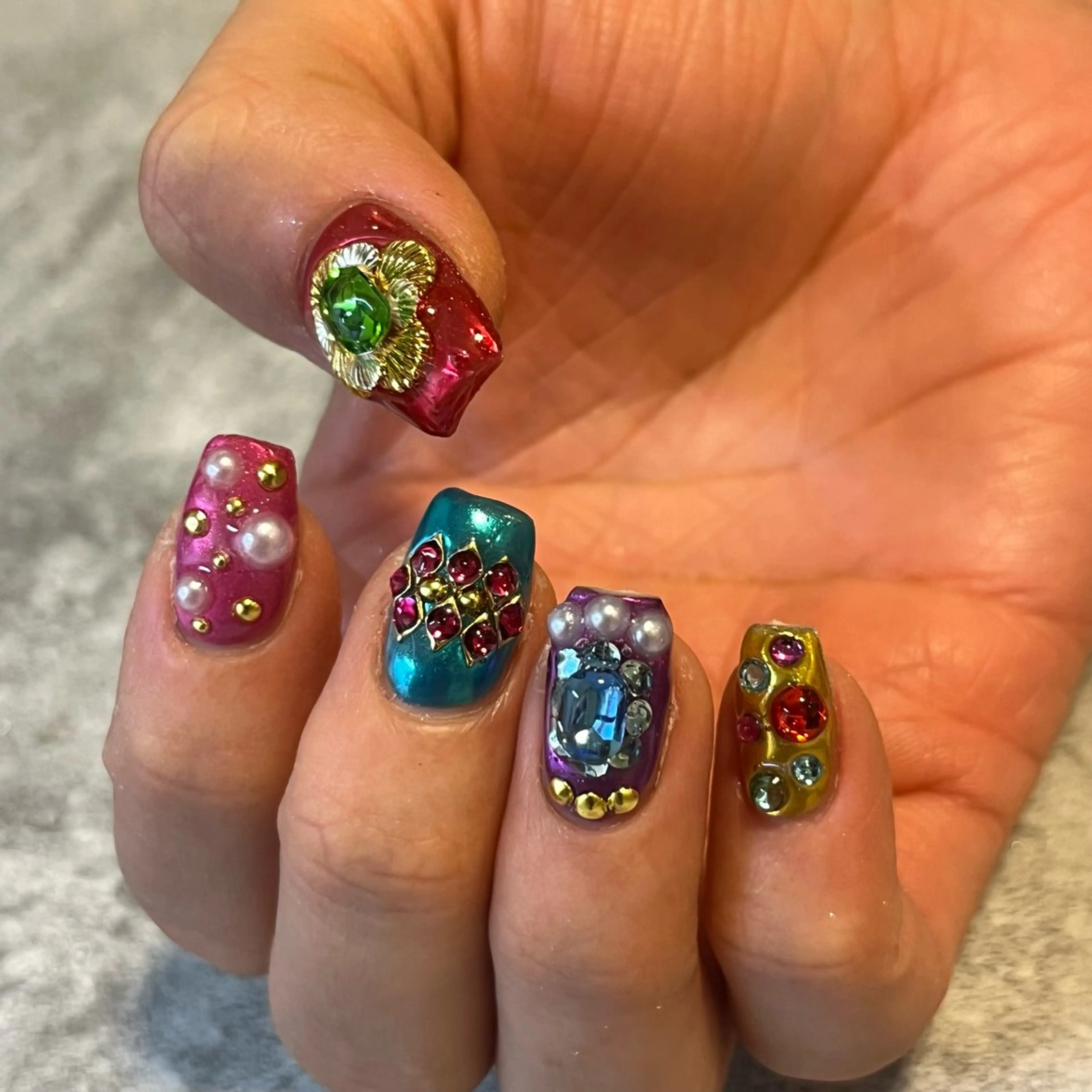 ネイル アートネイル ハンドネイル Lélia nail Himariのネイルデザイン