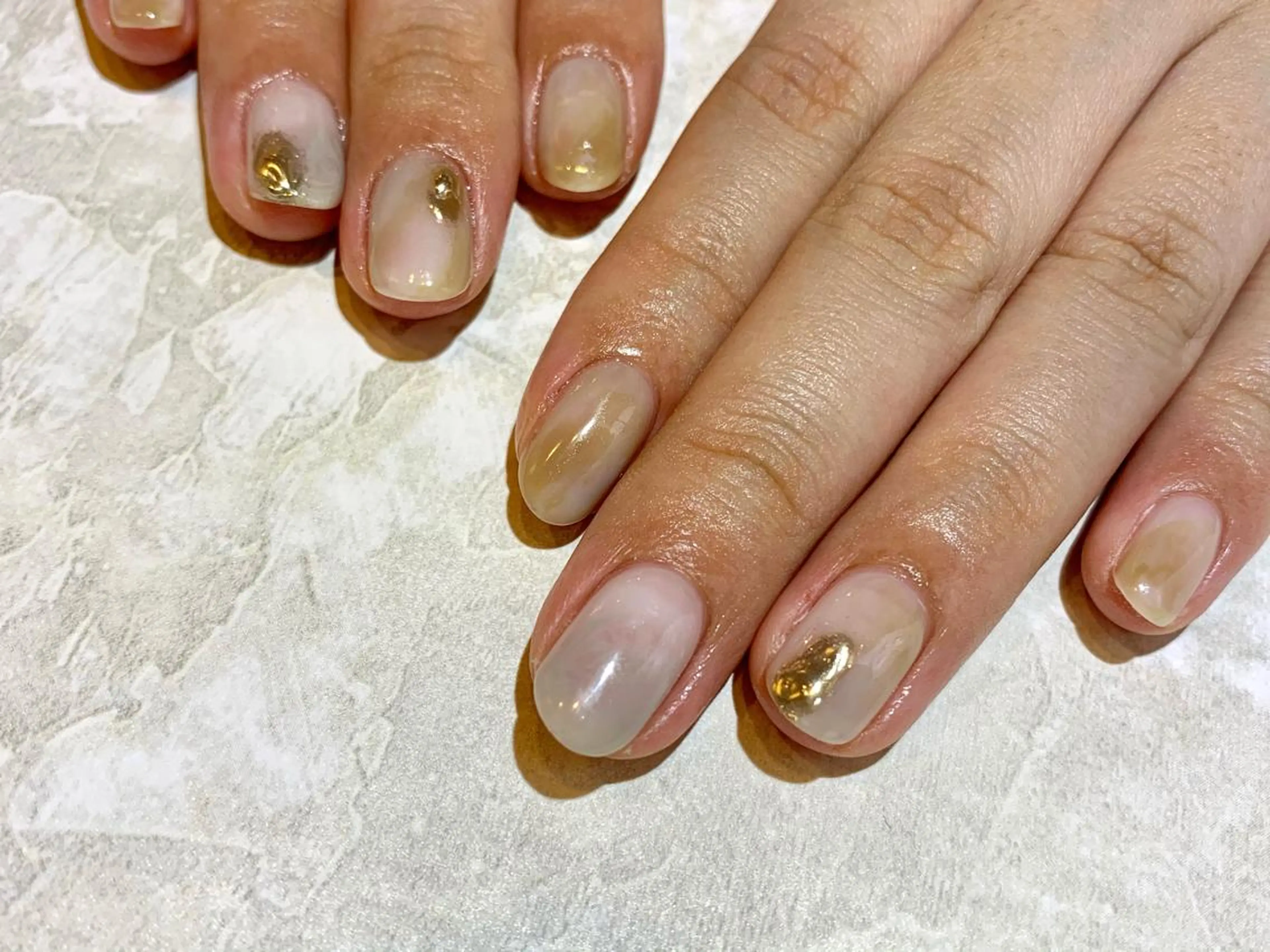 ネイル ハンドネイル 水戸 彩夏のネイルデザイン