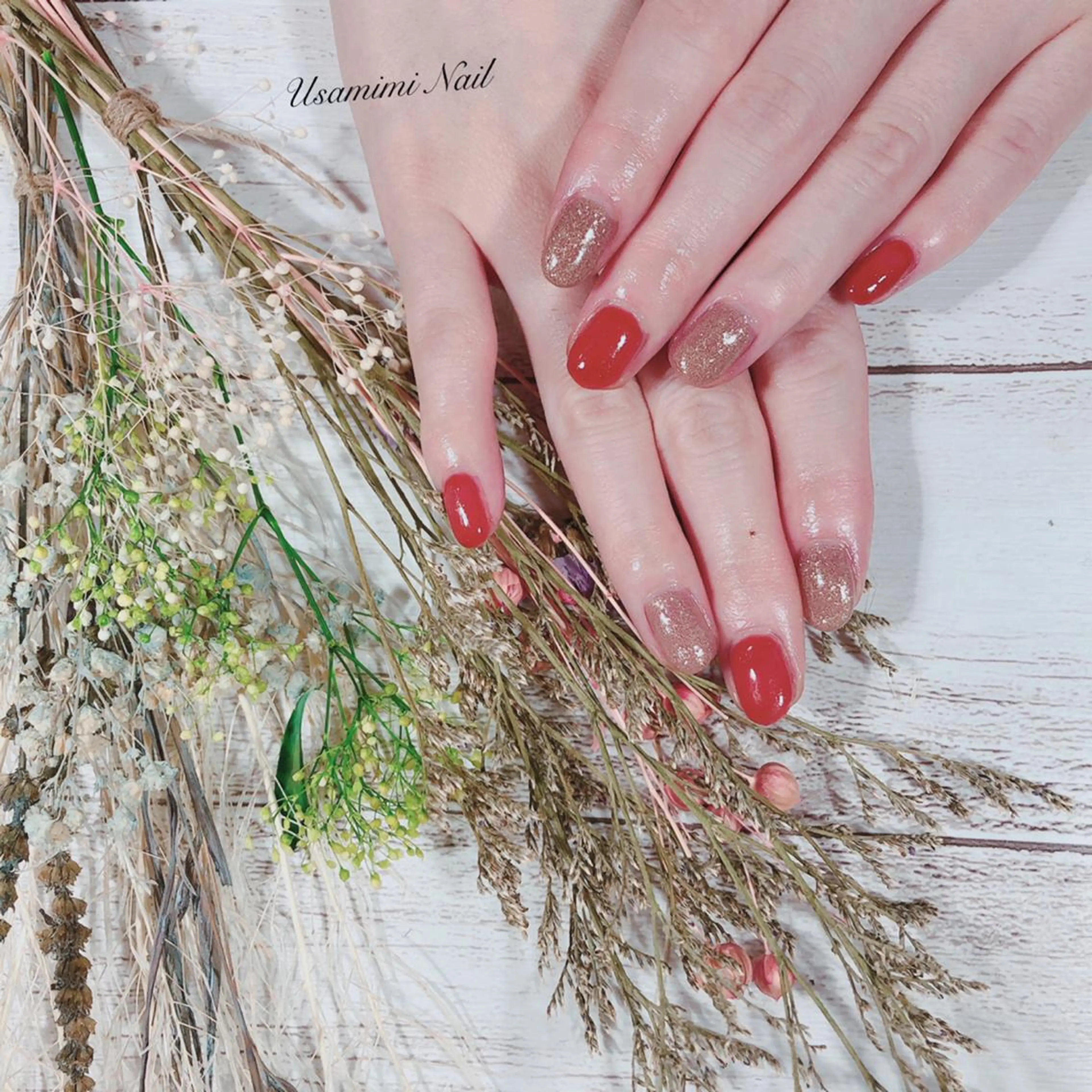 ネイル ハンドネイル USAMiMi 🐰💕のネイルデザイン