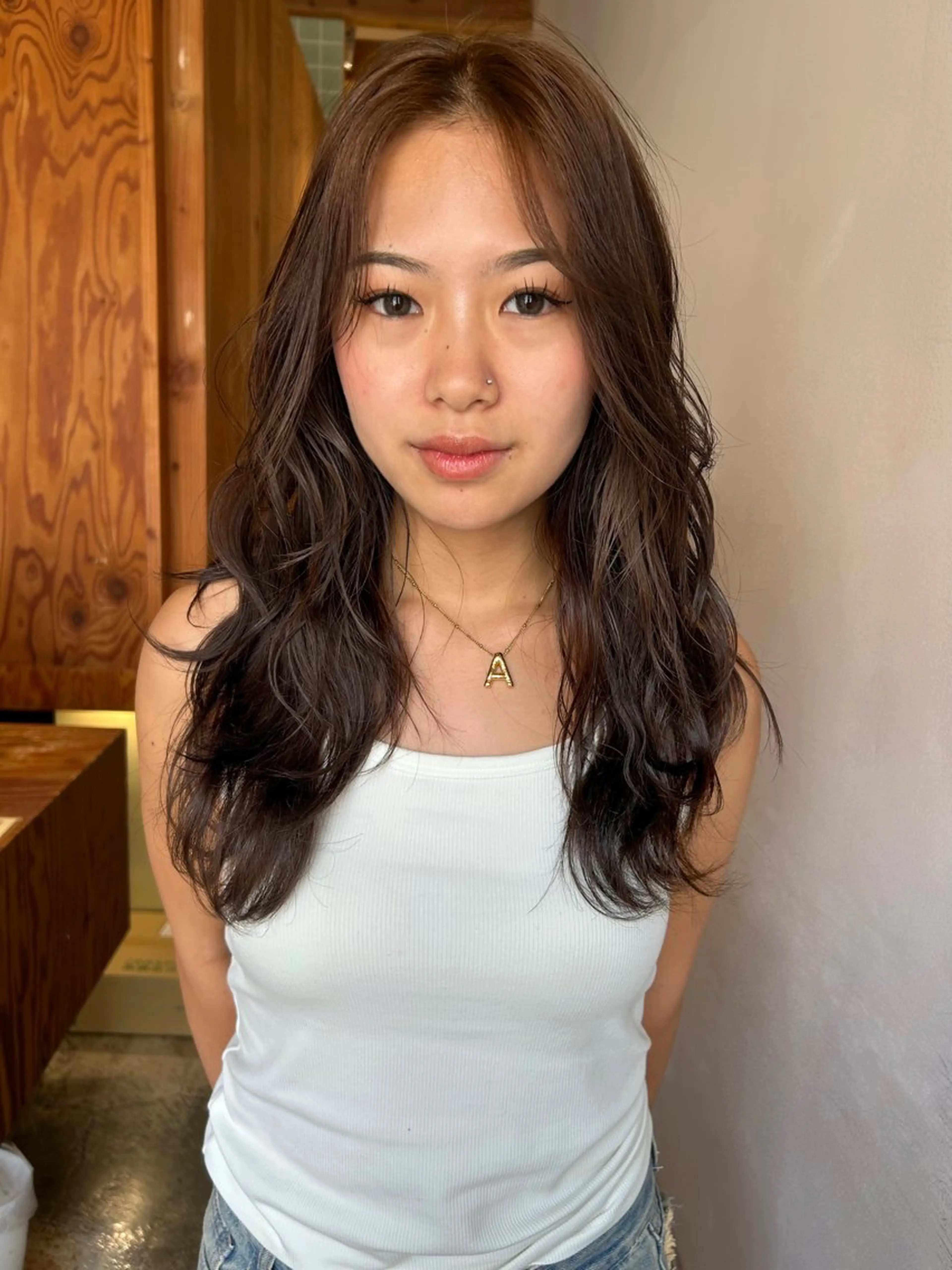 ロング カラー カット ヘアカラー land所属・透明感カラー/レイヤ ー🌙Honokaのヘアスタイル