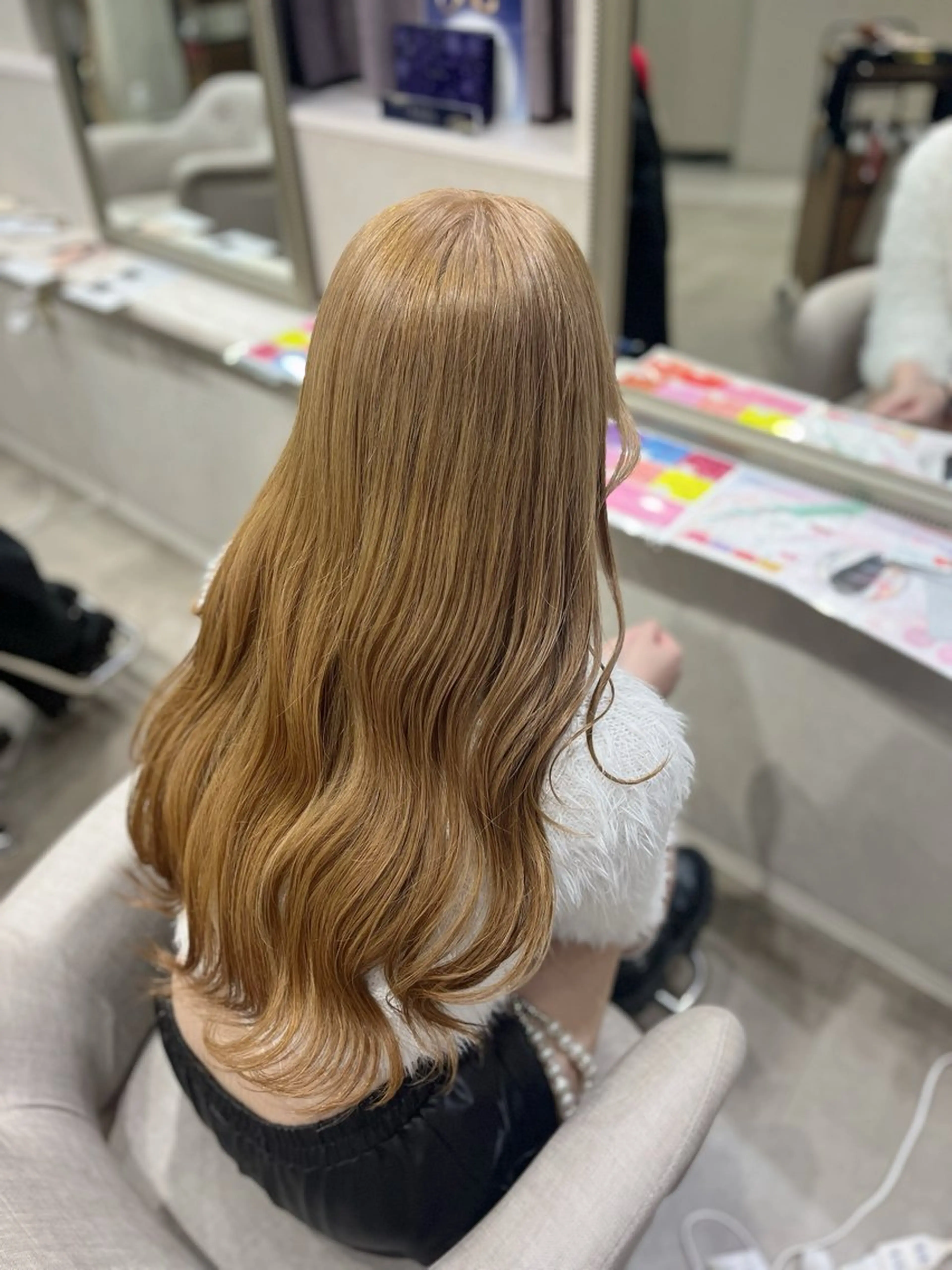 ロング ヘアカラー トリートメント 髪質改善/Color Couture るなのヘアスタイル