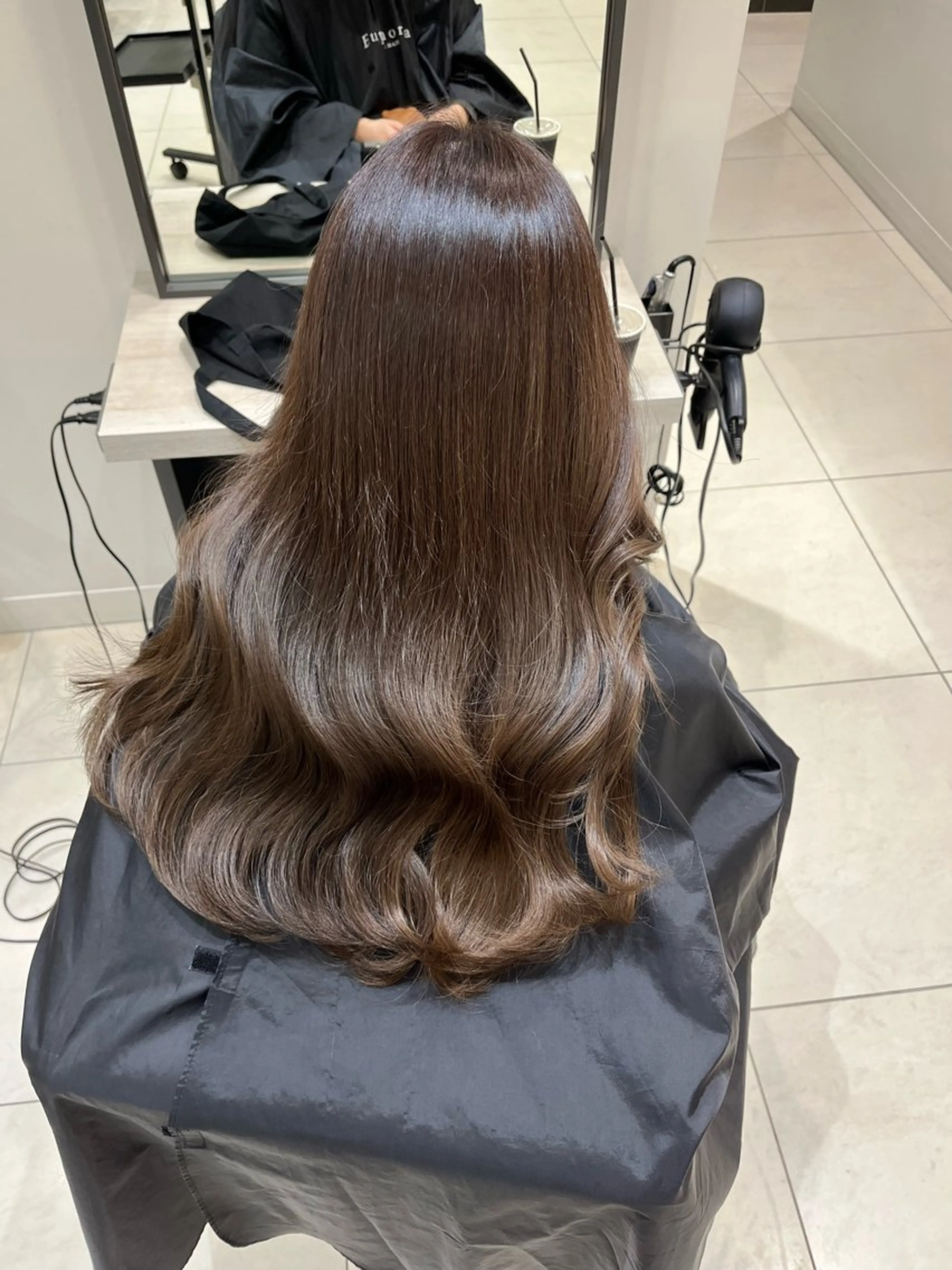 ロング カラー ブリーチ ブリーチなしカラー mako︴ Euphoriaのヘアスタイル