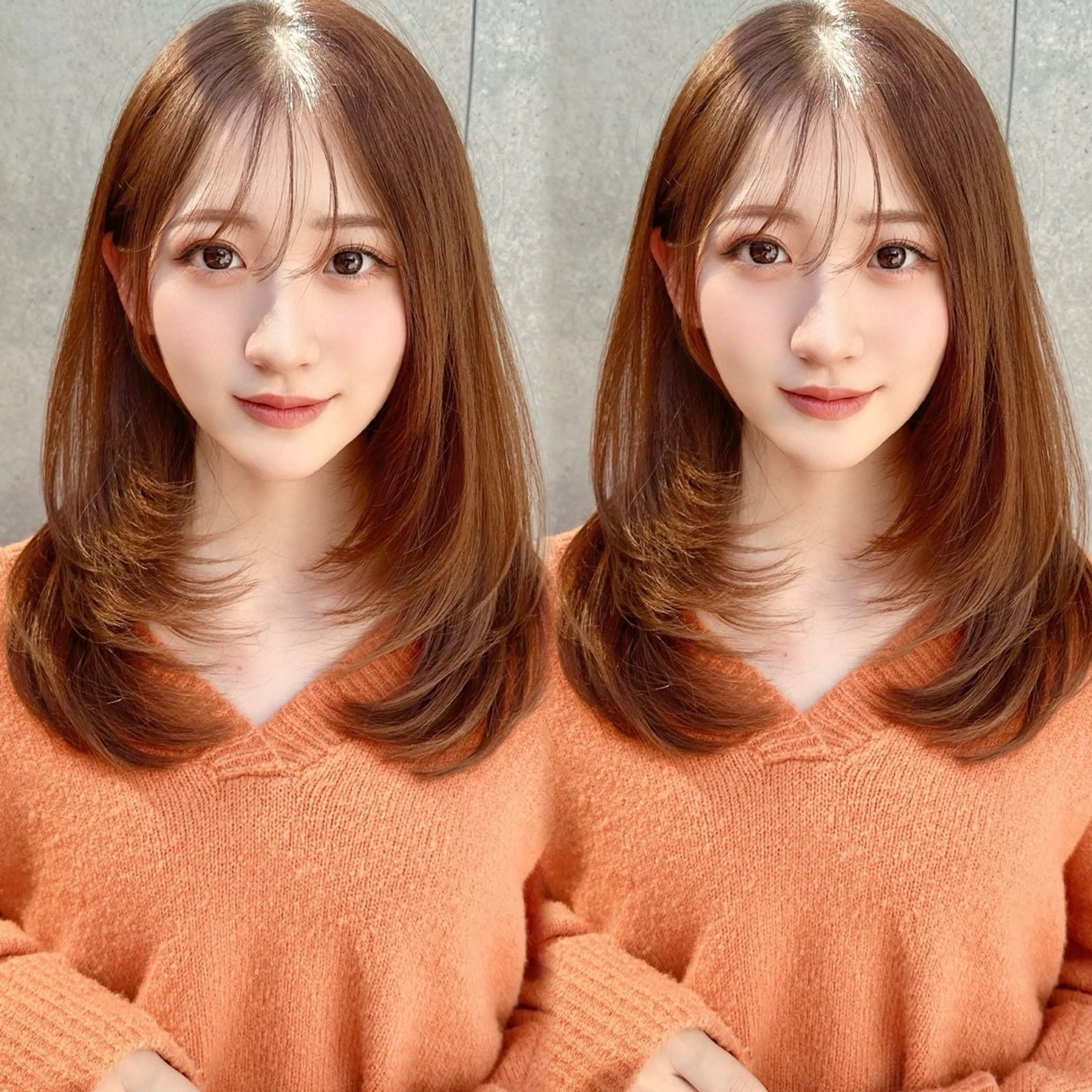 ロング カラー カット ヘアカラー トリートメント レイヤー❣️縮毛矯正 川村利幸のヘアスタイル