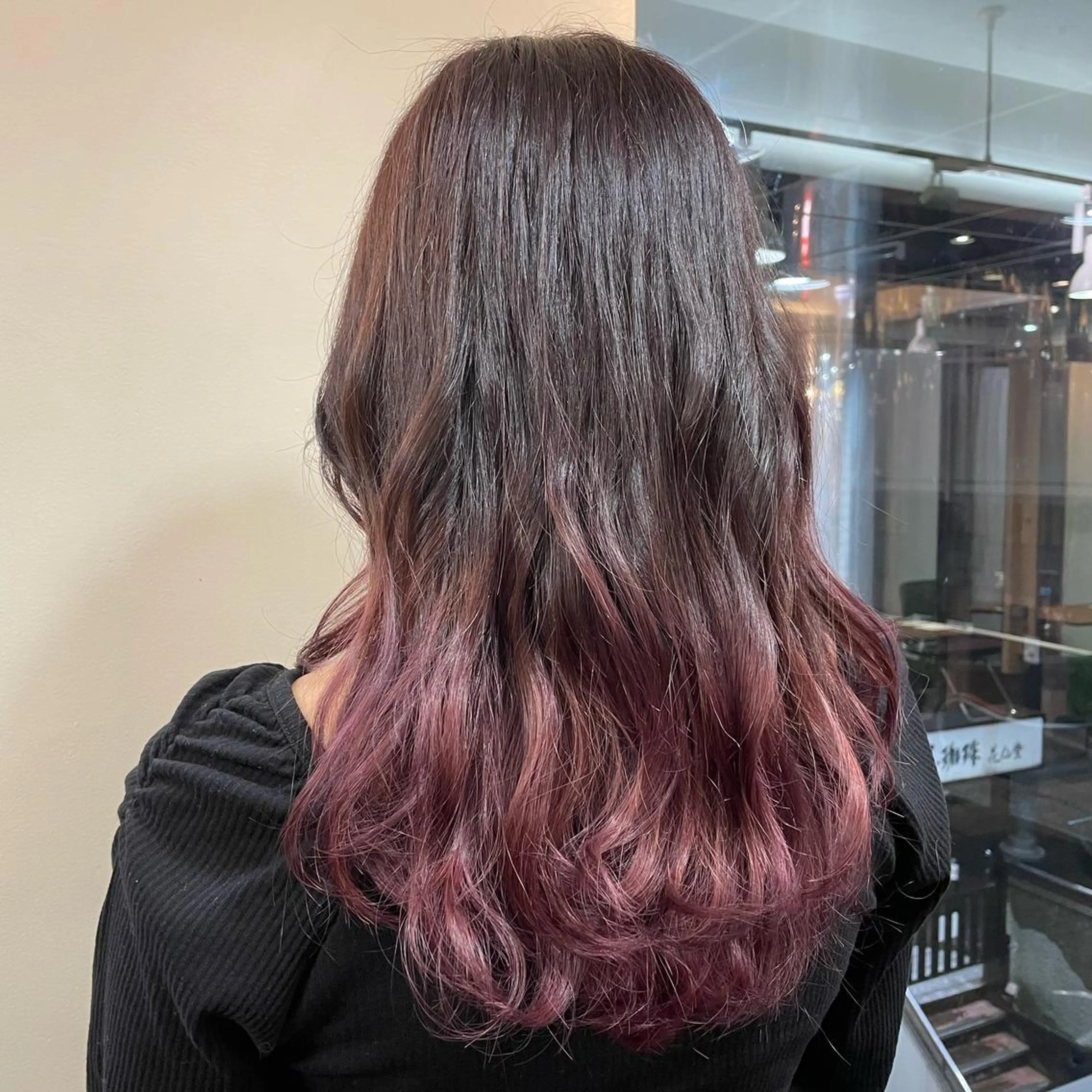 ロング カラー グラデーションカラー NiCHE avenir吉祥寺所属・💜カラー/縮毛矯正 /NARUKA💜のヘアスタイル