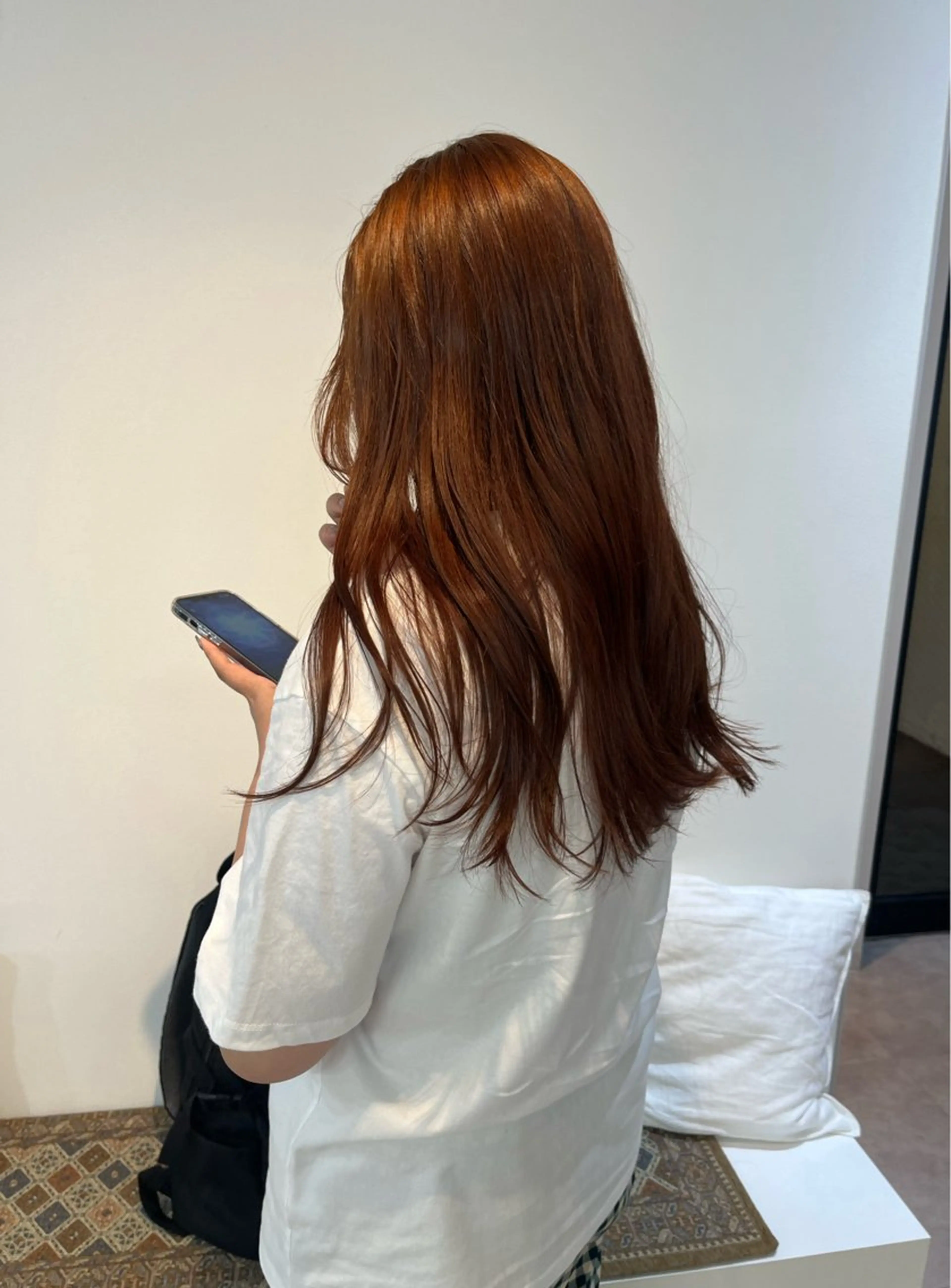 セミロング カラー aya/メンズヘア/ メンズカット/ボブのヘアスタイル