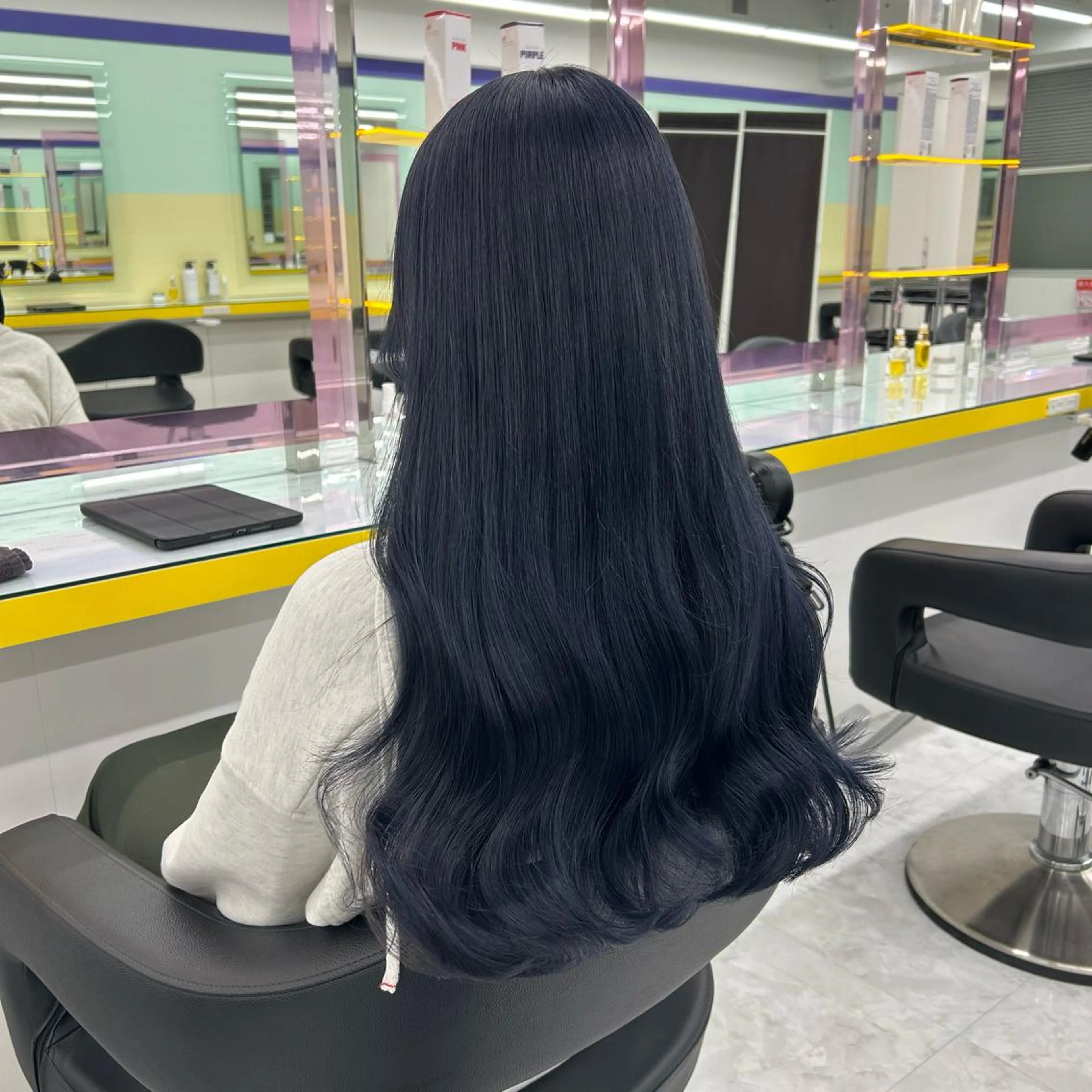 セミロング カラー ヘアアレンジ GOTODAY shair salon 横浜mare店所属・透明感抜群カラー mai🍑♡のヘアスタイル