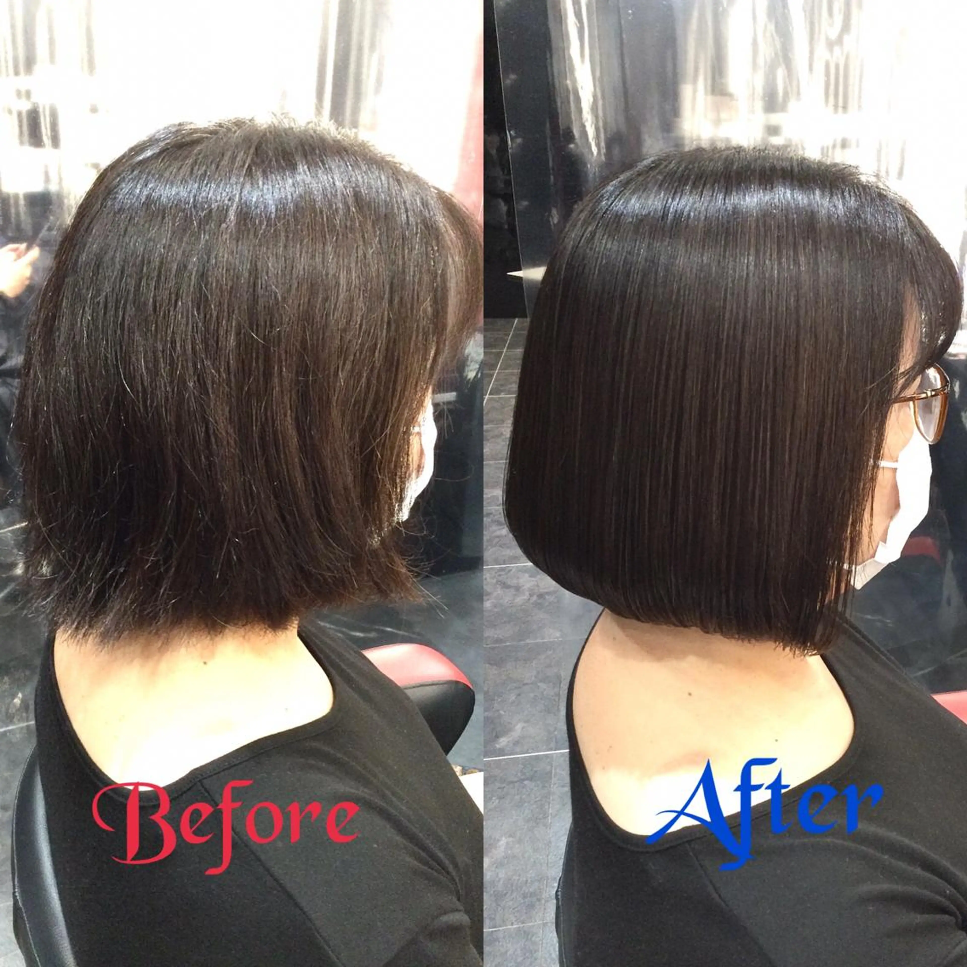 ミディアム カラー Annon プライベートサロンのヘアスタイル