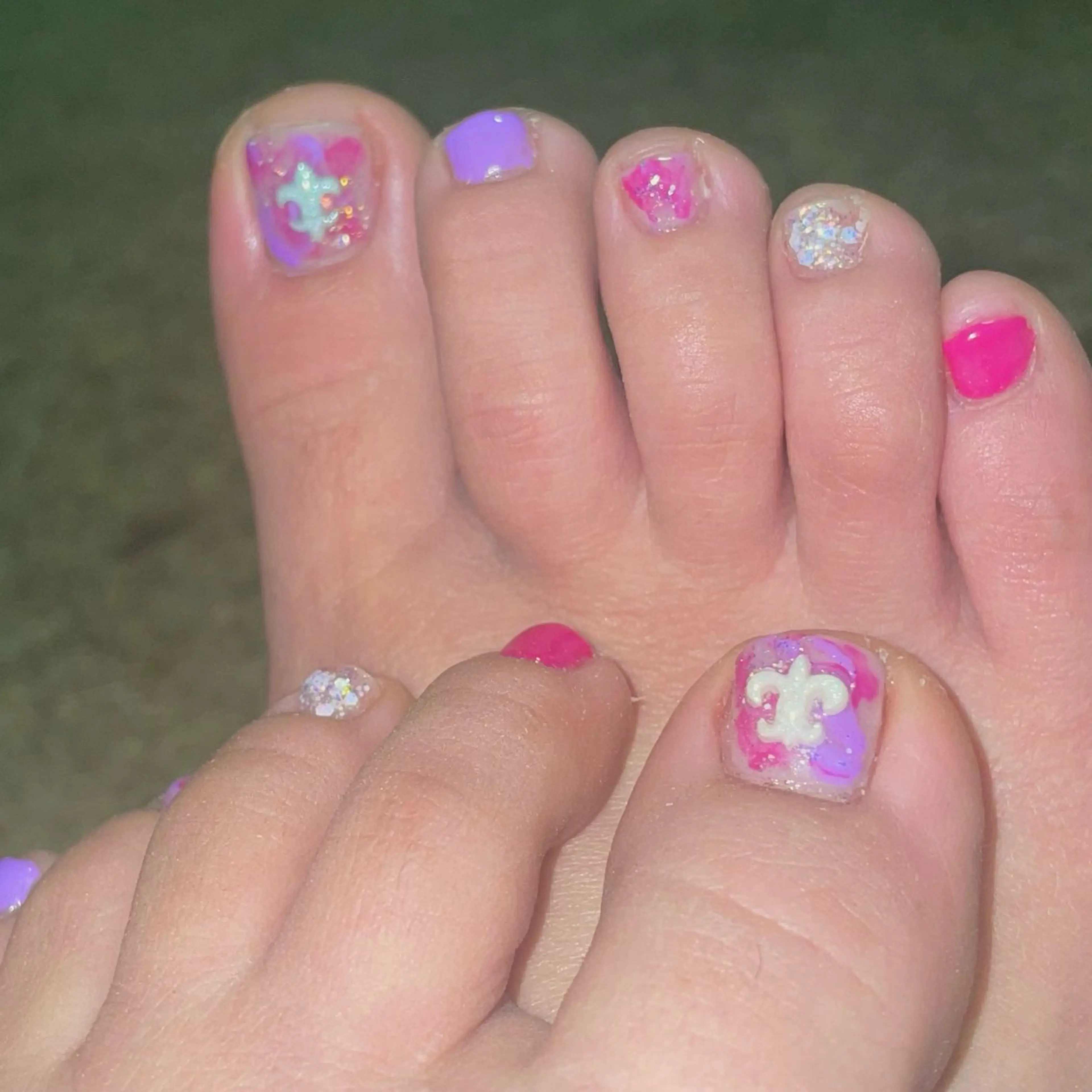 ネイル フットネイル Nail ヌシん家 AKANEのネイルデザイン