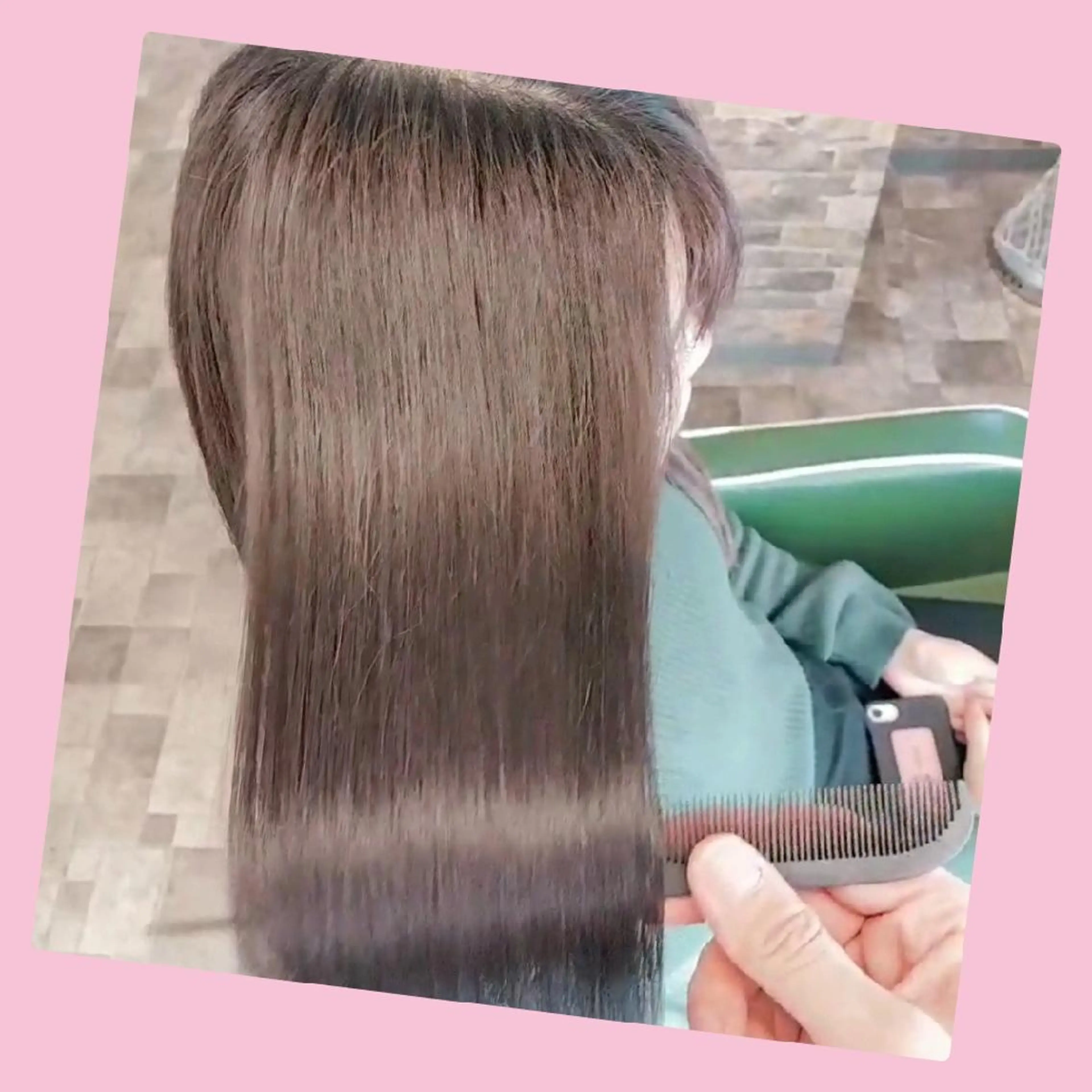 ミディアム 顔周りカット 髪質改善 小顔カット トリートメント デザインカラー髪質 改善Lilithのその他イメージ