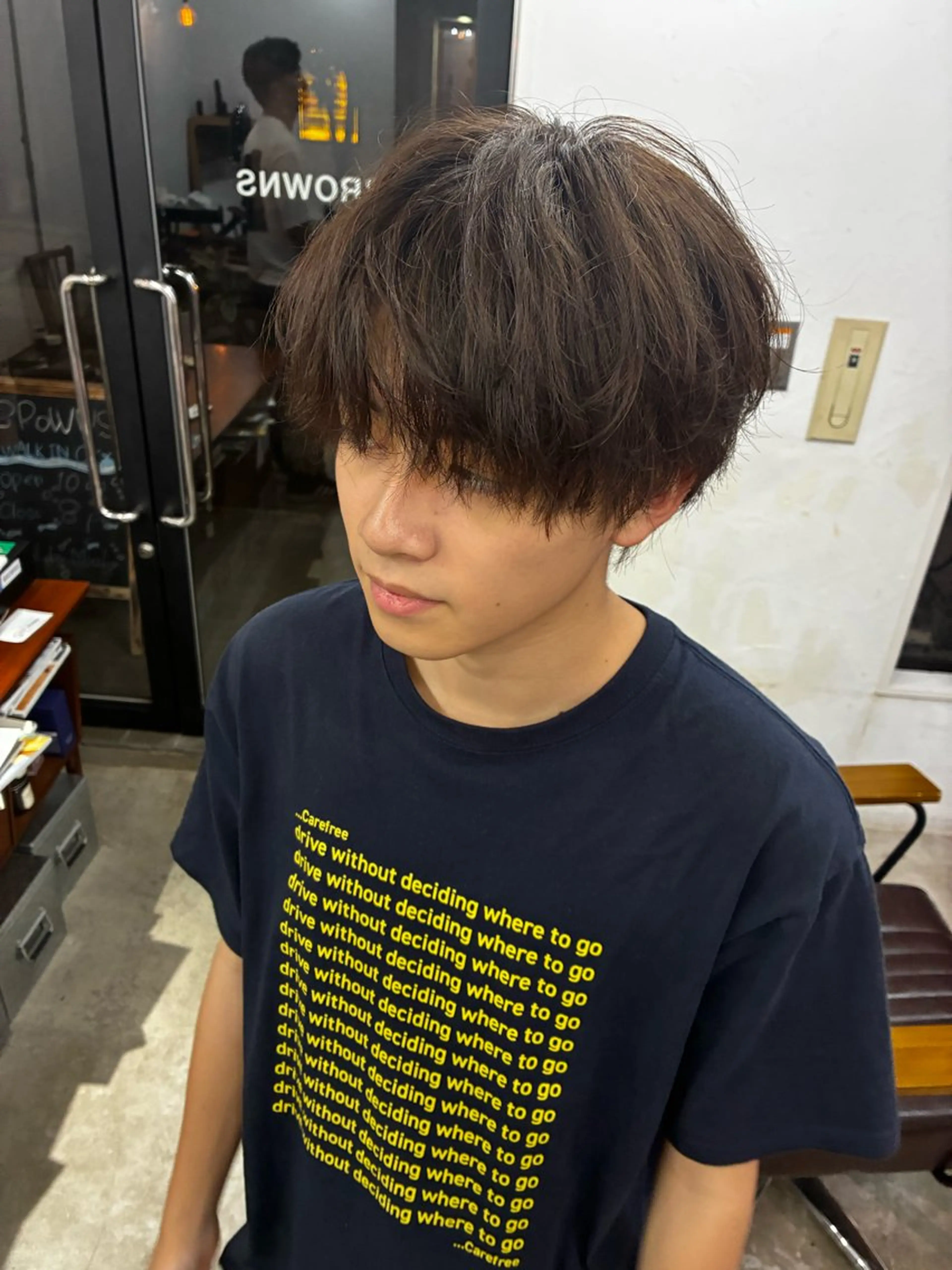 メンズ ヘアカラー 佐藤 芽衣のヘアスタイル