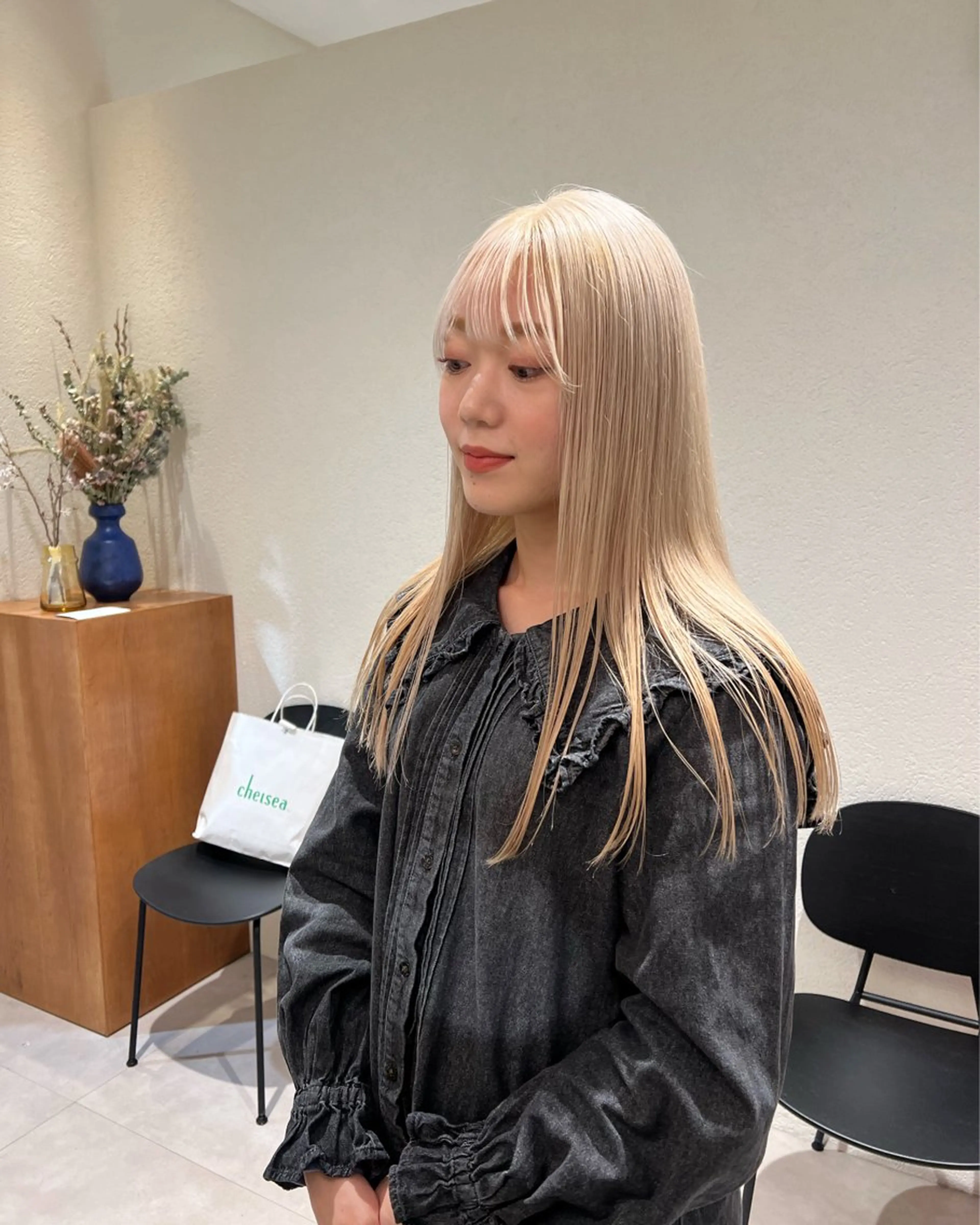 カラー yiye青山店所属・無料カットモデル /yuukaのヘアスタイル