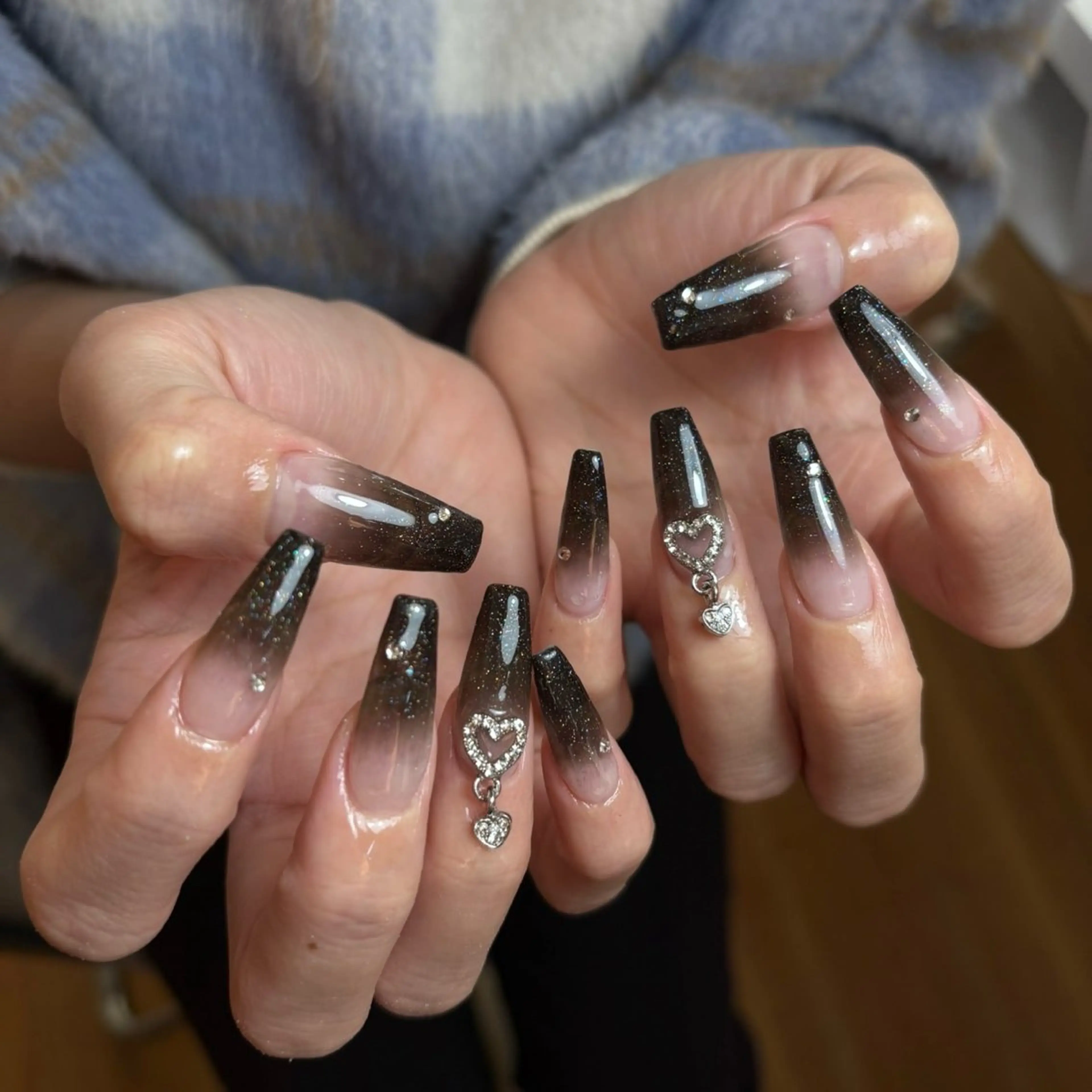 【オフ/ケア⟡.·】クリアベースフレンチorカラーグラデーションの写真