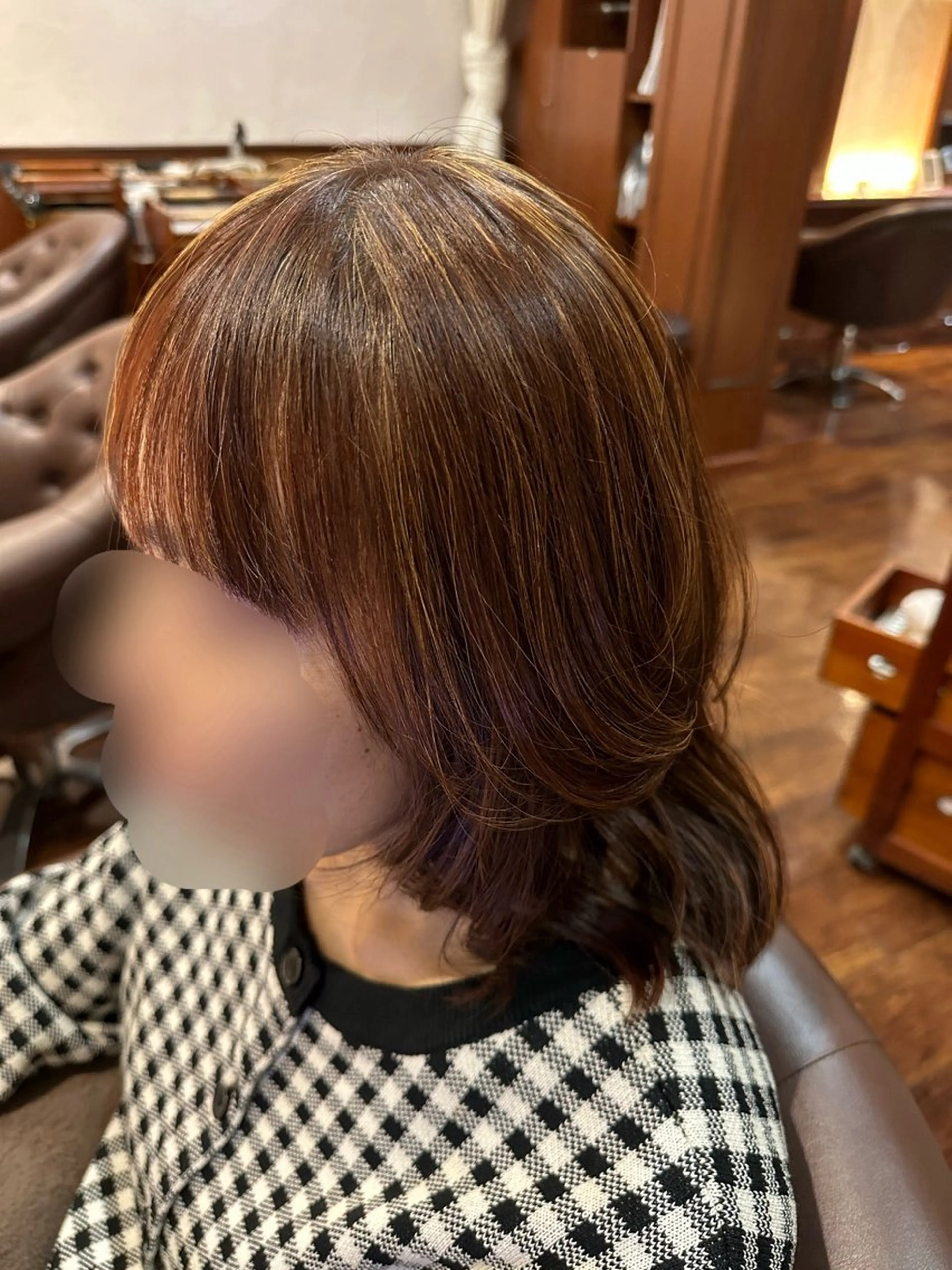 ミディアム カラー kamiyu hair&spa所属・木下 水琴のヘアスタイル