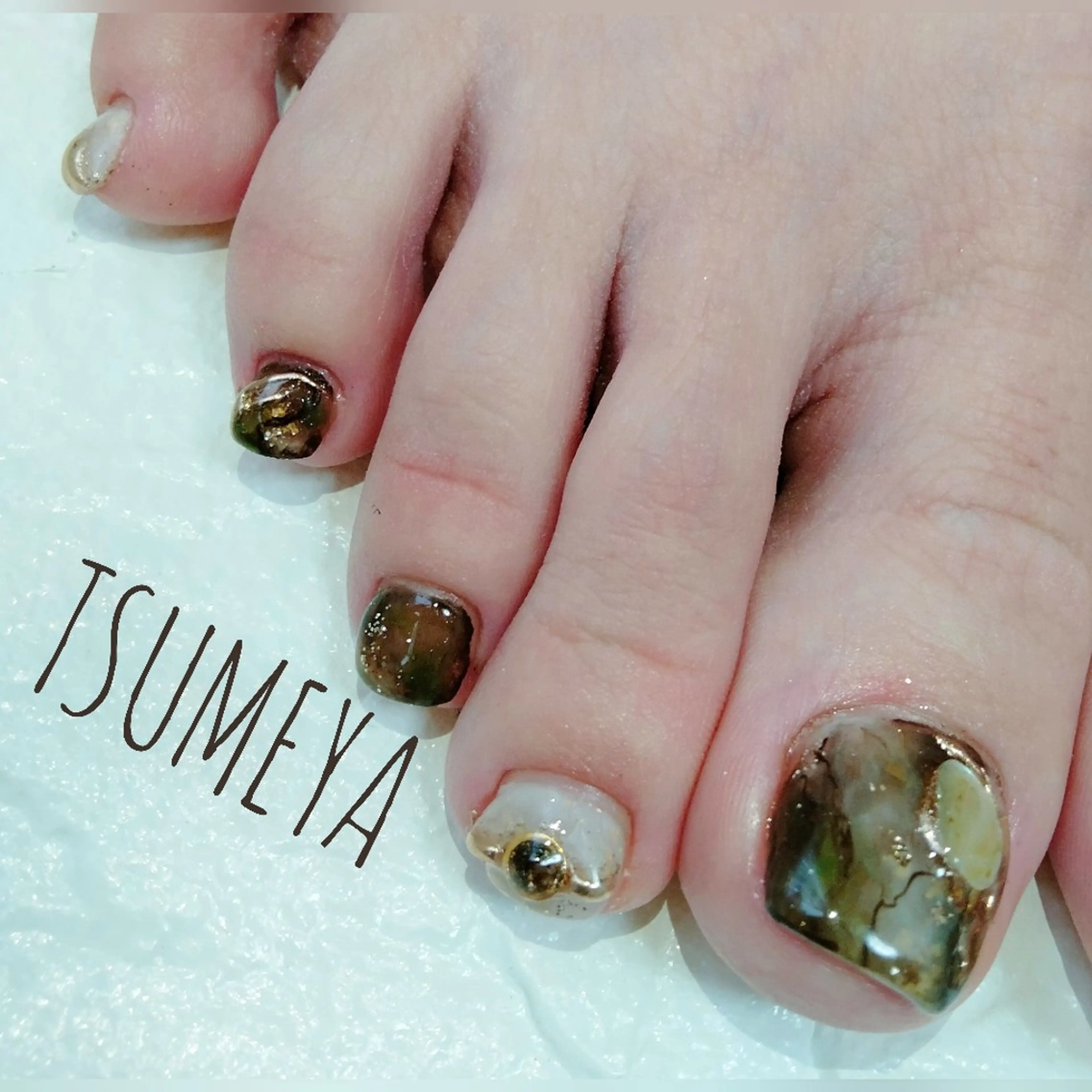 ネイル フットネイル フットネイル _TSUMEYA _のネイルデザイン