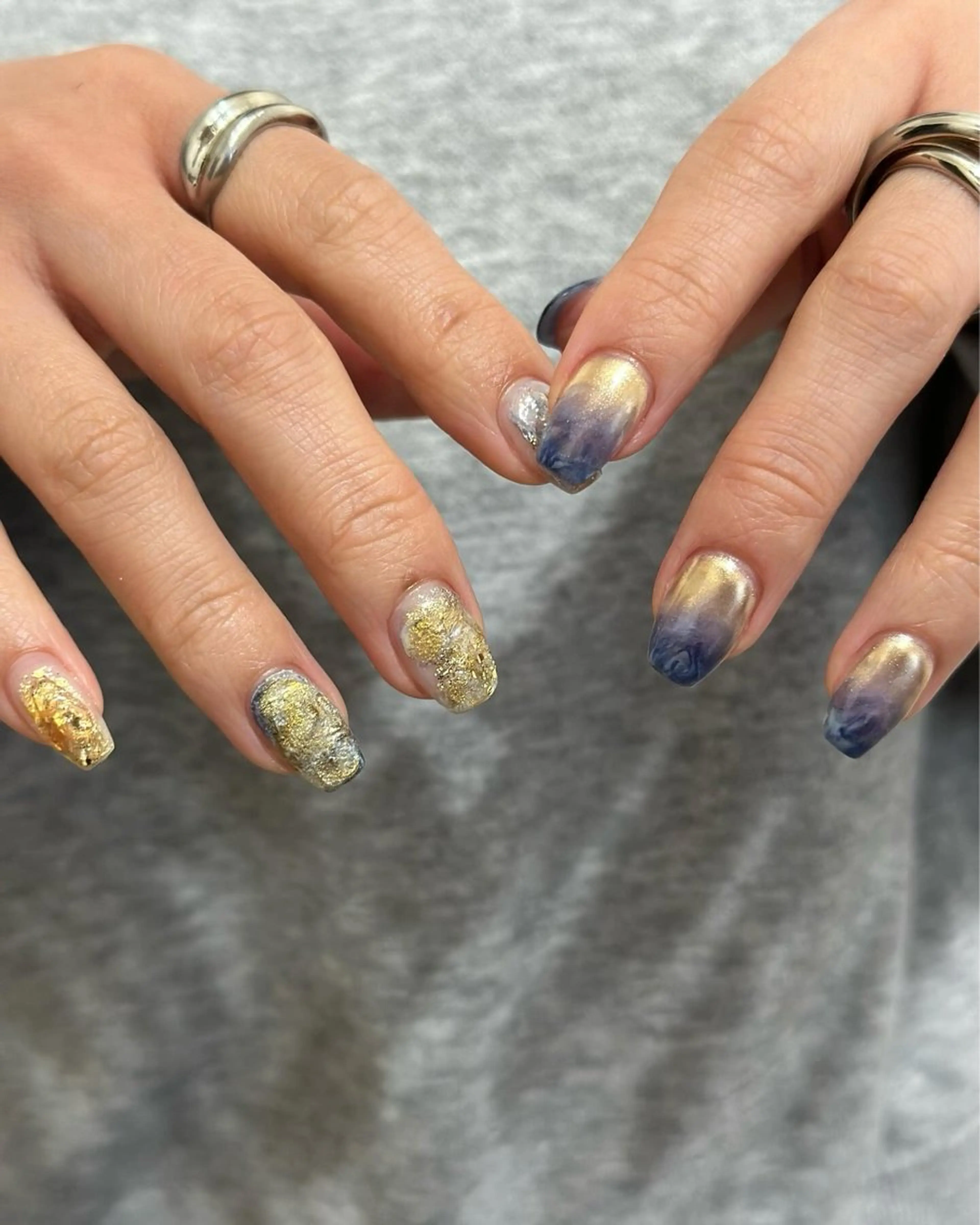 ネイル ハンドネイル フットネイル kiii.__ ✴︎*のネイルデザイン