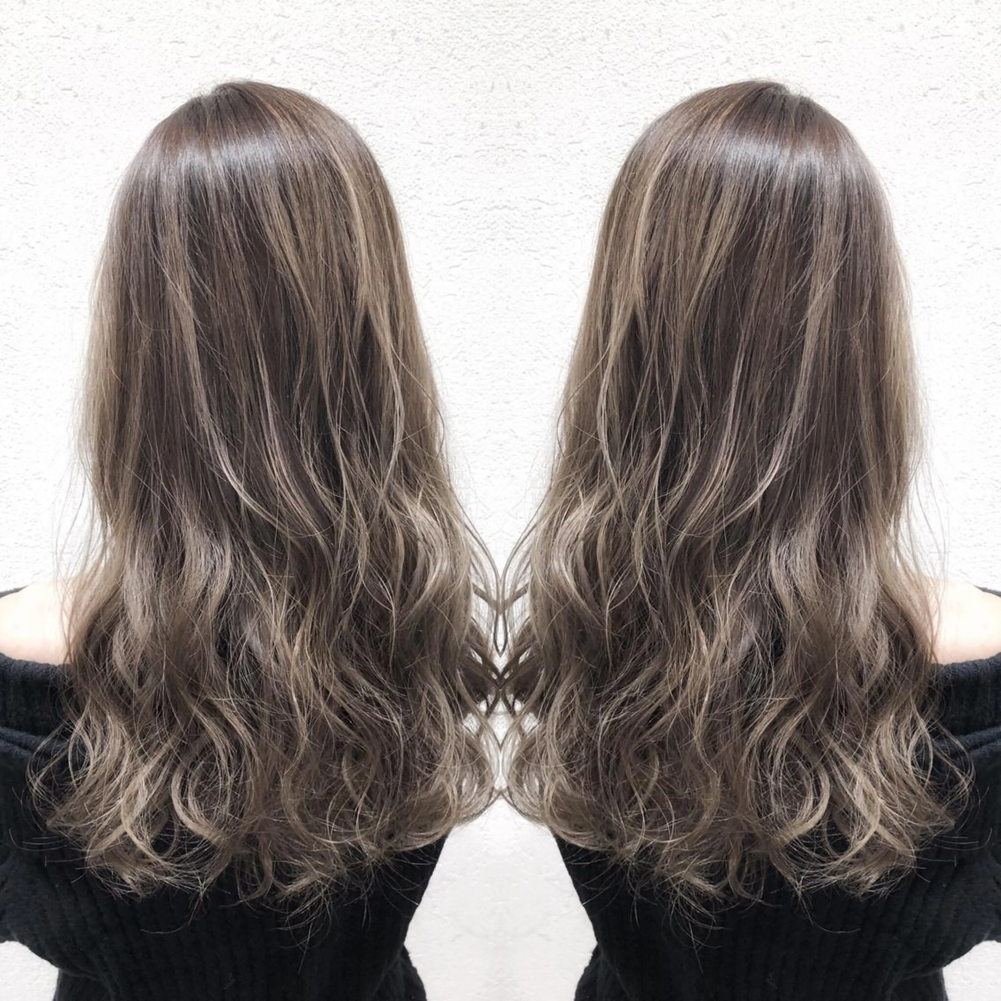 ロング カラー パーマ ヘアアレンジ メンズ キッズ ネイル マツエク・マツパ メンズハイライト グレージュ ハイライトカラー 3Dハイライト ハイライト biscohair 髪にドラマを。のヘアスタイル