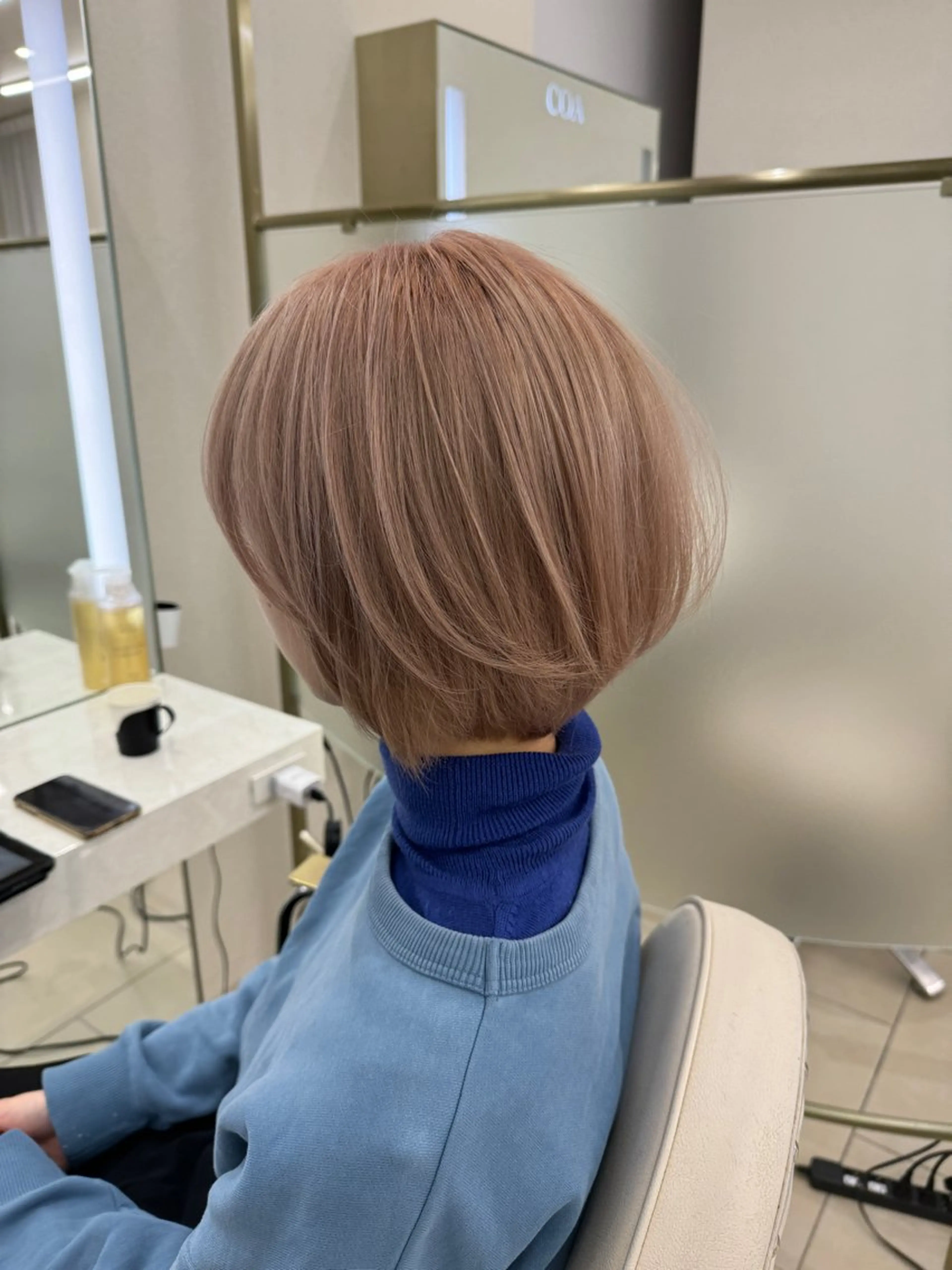 ショート カラー COA GINZA/ 相澤謙心のヘアスタイル