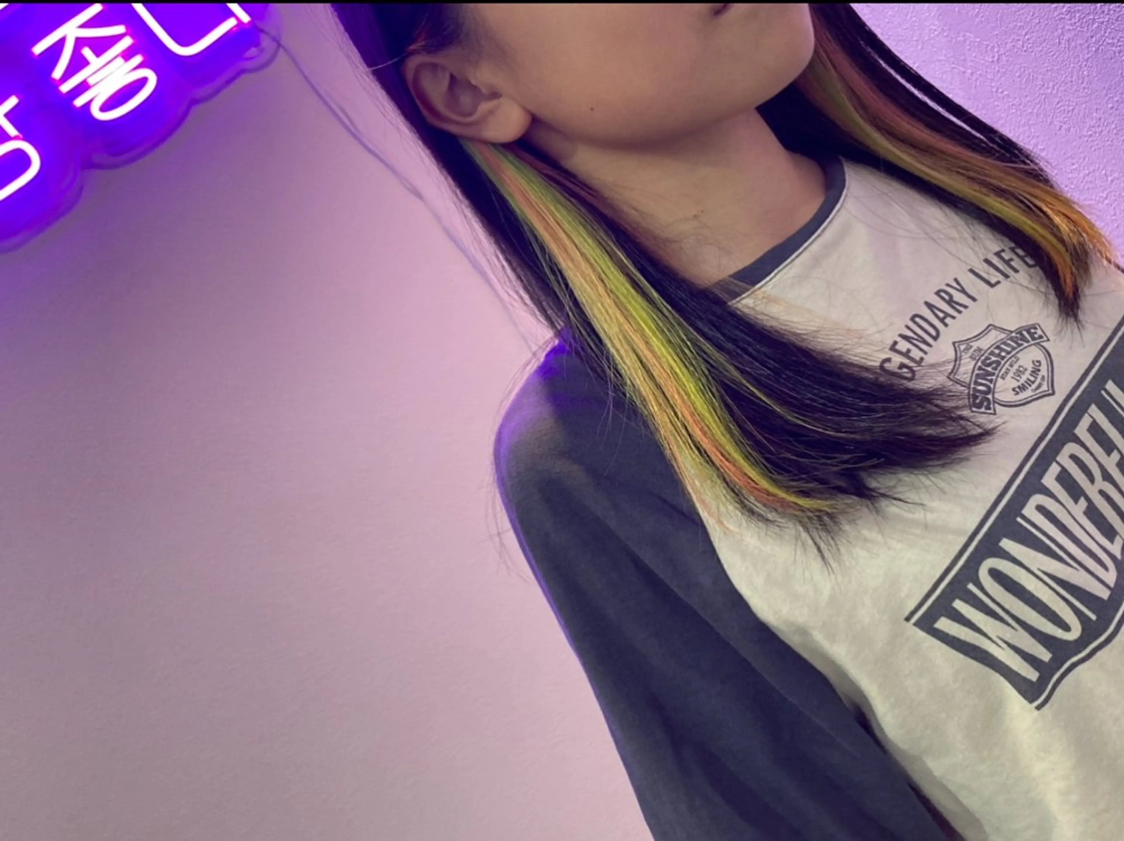 【全員】イヤリングカラー+全体カラー+艶トリートメントの写真