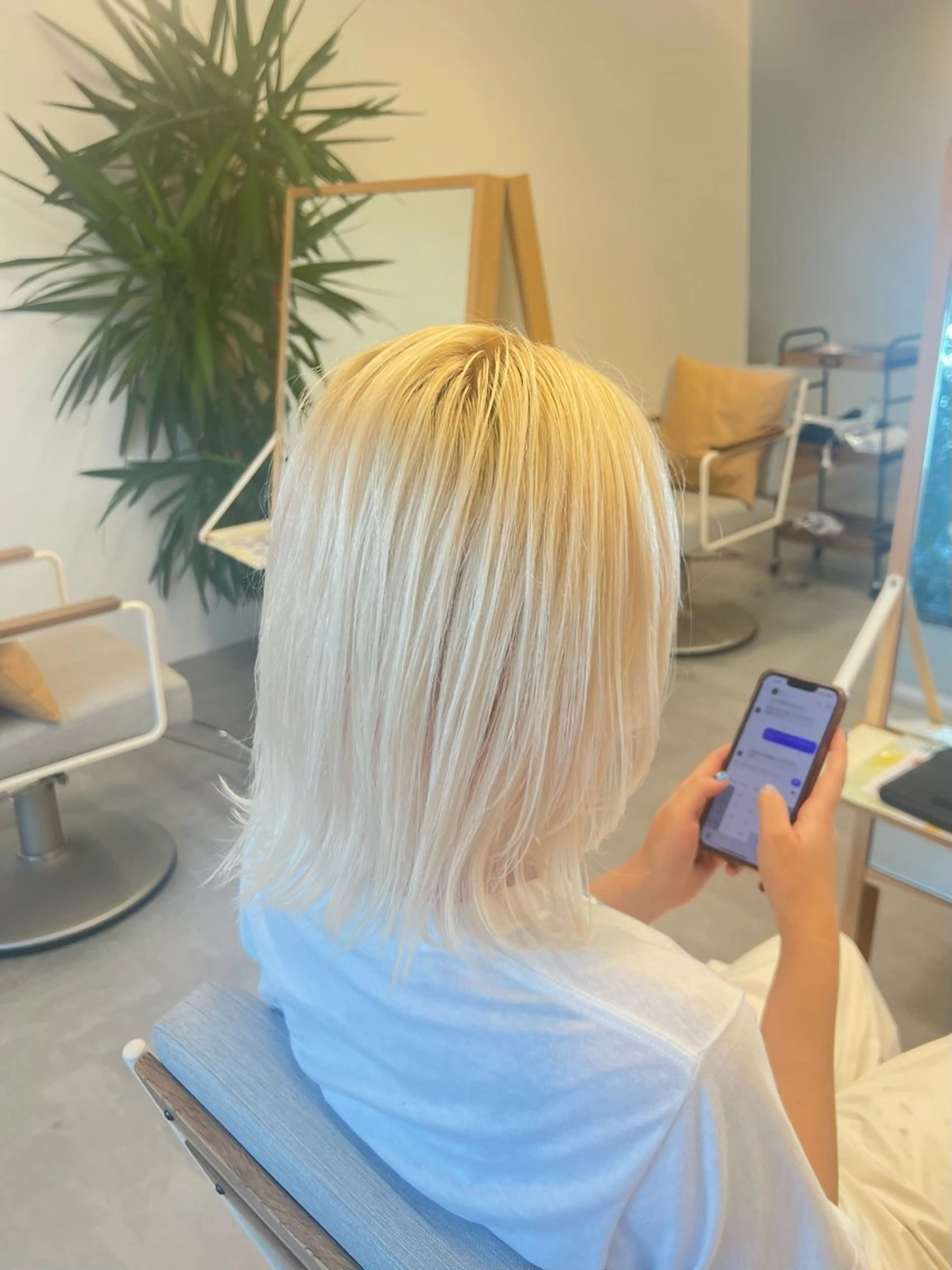 ‎✨️ダメージレス‎✨️ 《ケアブリーチ使用》 リタッチカラー🌟の写真