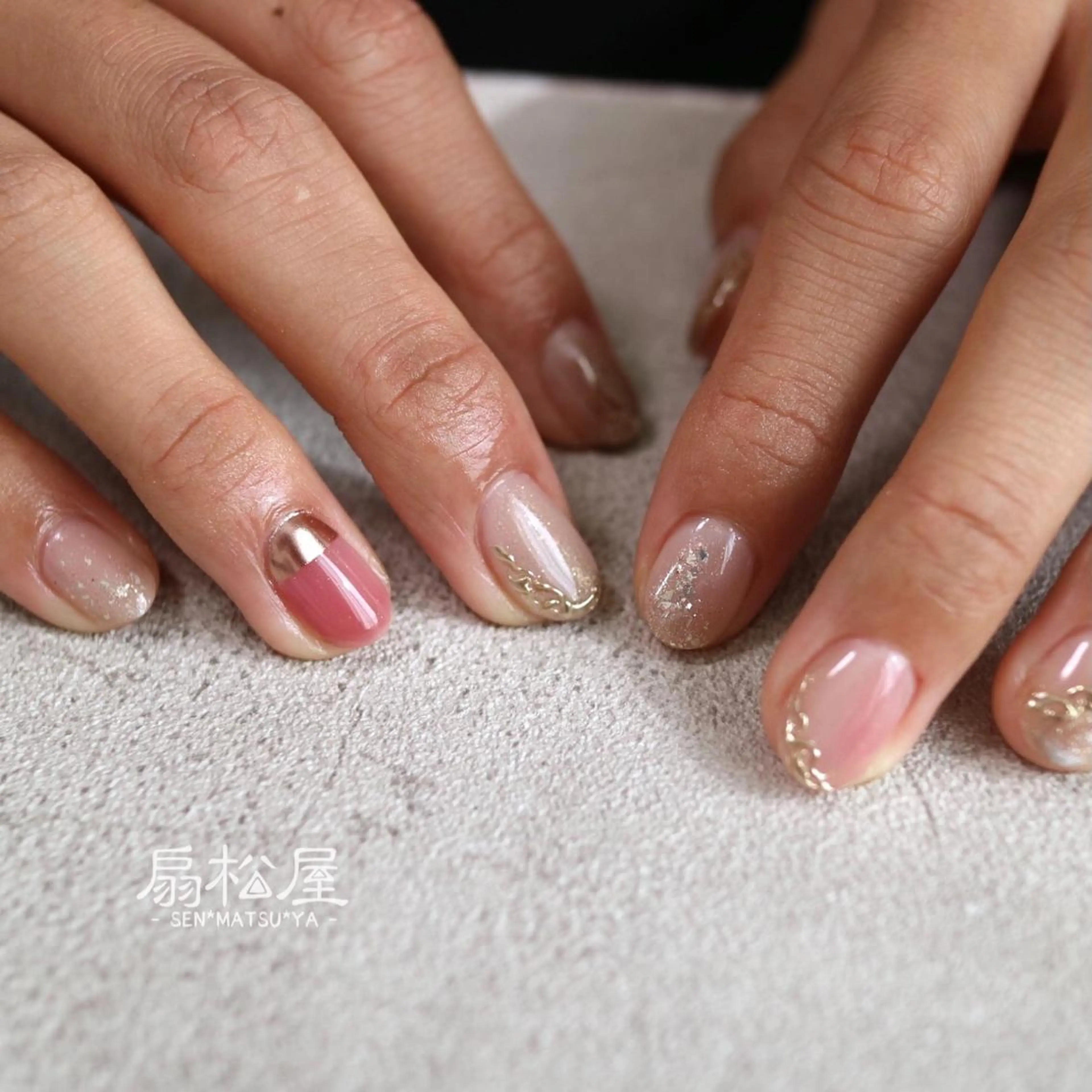 ネイル 扇松屋 marie.nのネイルデザイン