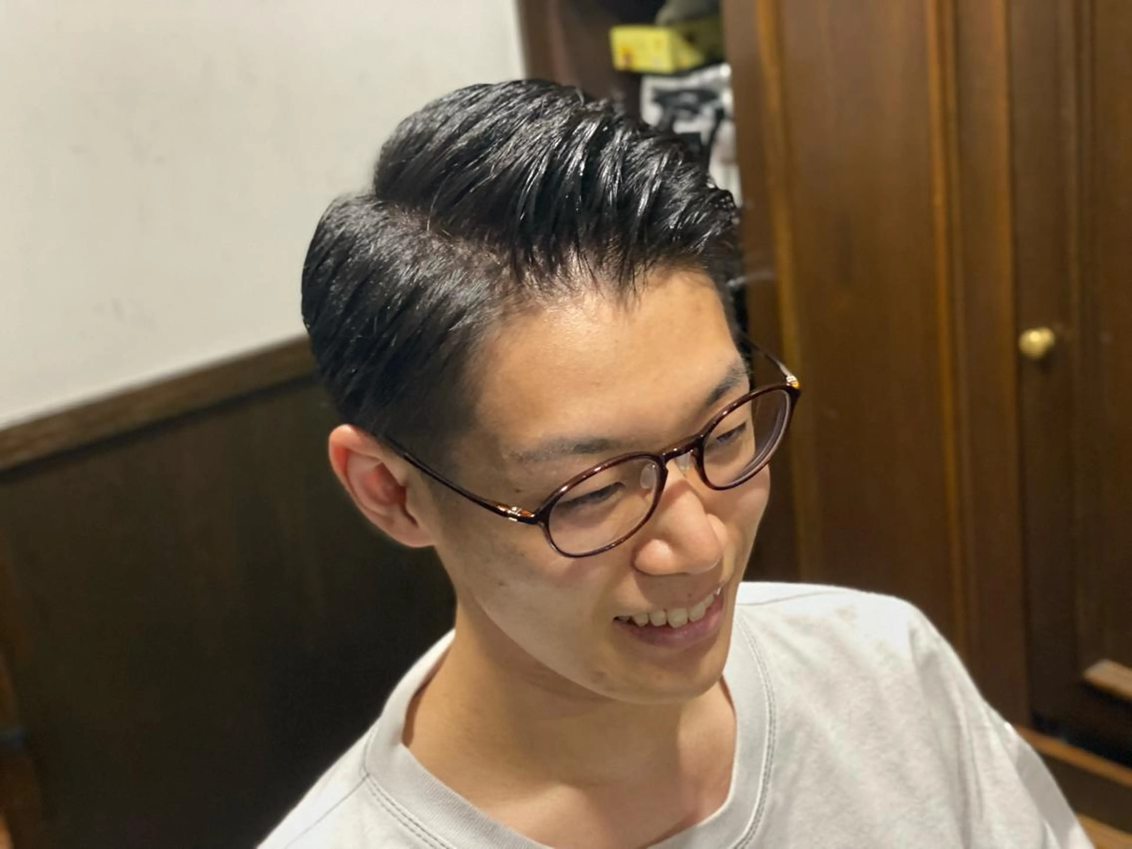 ショート メンズ 浅見 天翔のヘアスタイル
