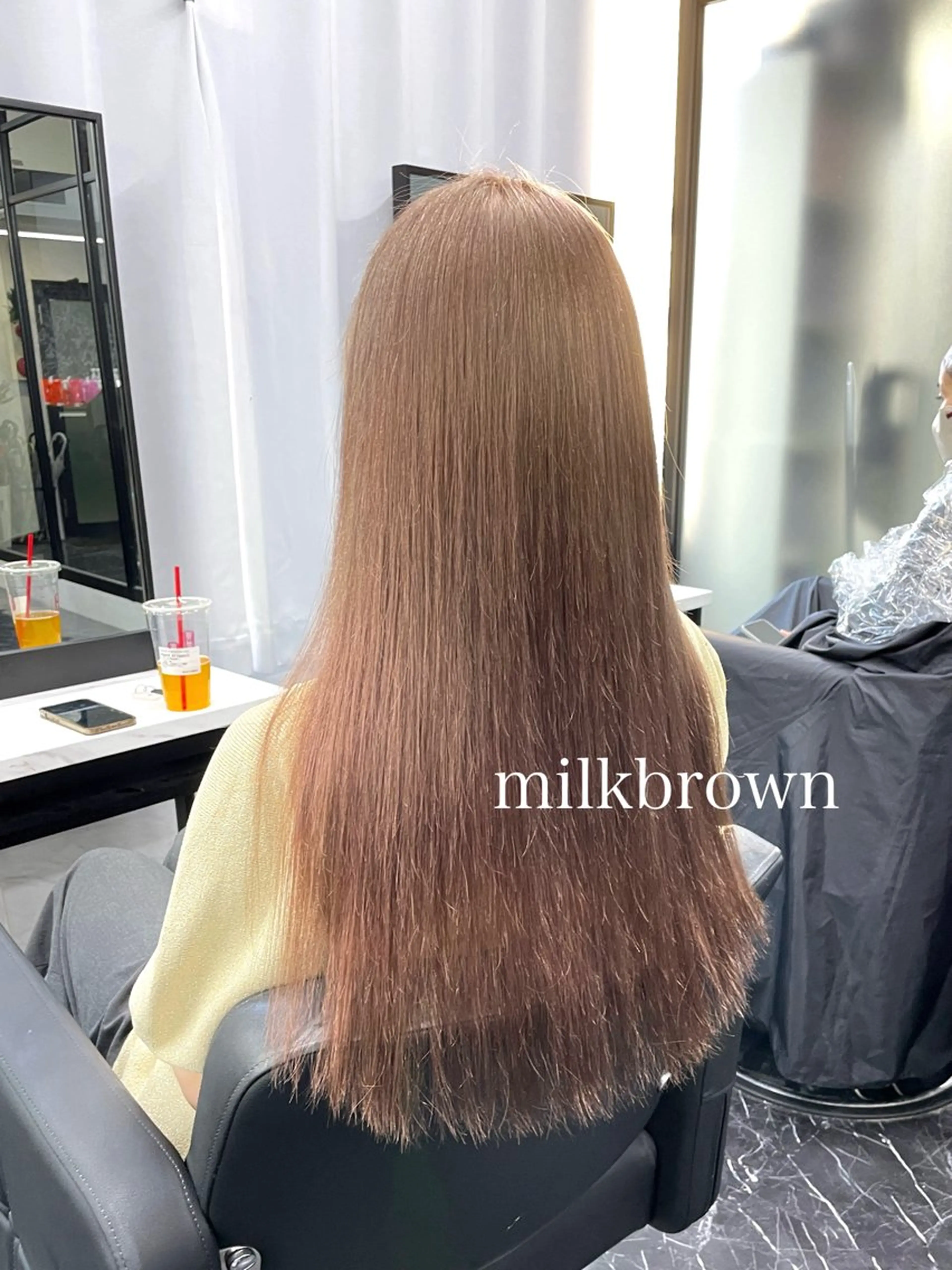 ロング カラー ヘアカラー エクステ エクステ🩵ブリーチ 韓国ヘア🩵KAEのヘアスタイル