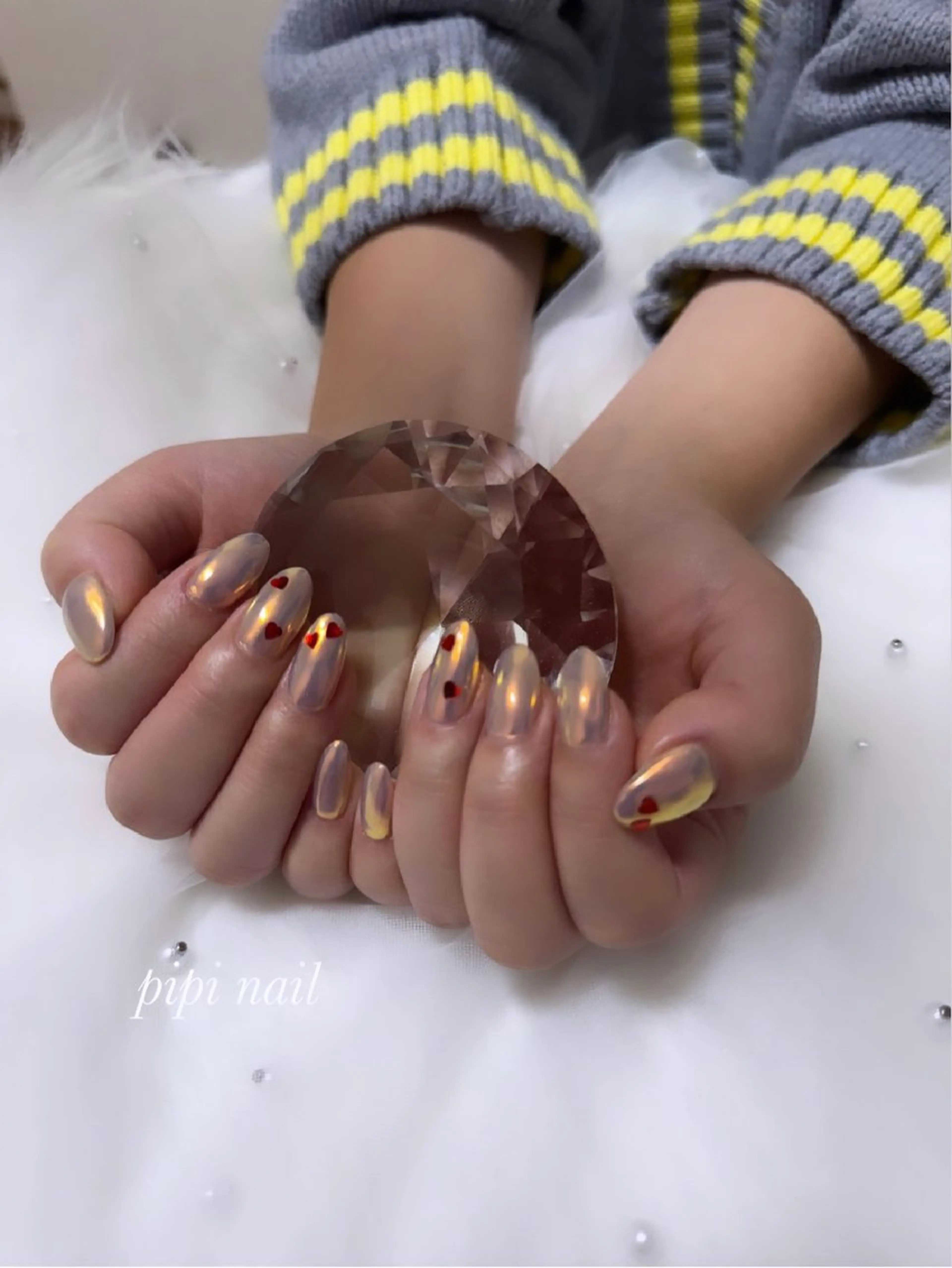 セミロング pipi nailのネイルデザイン