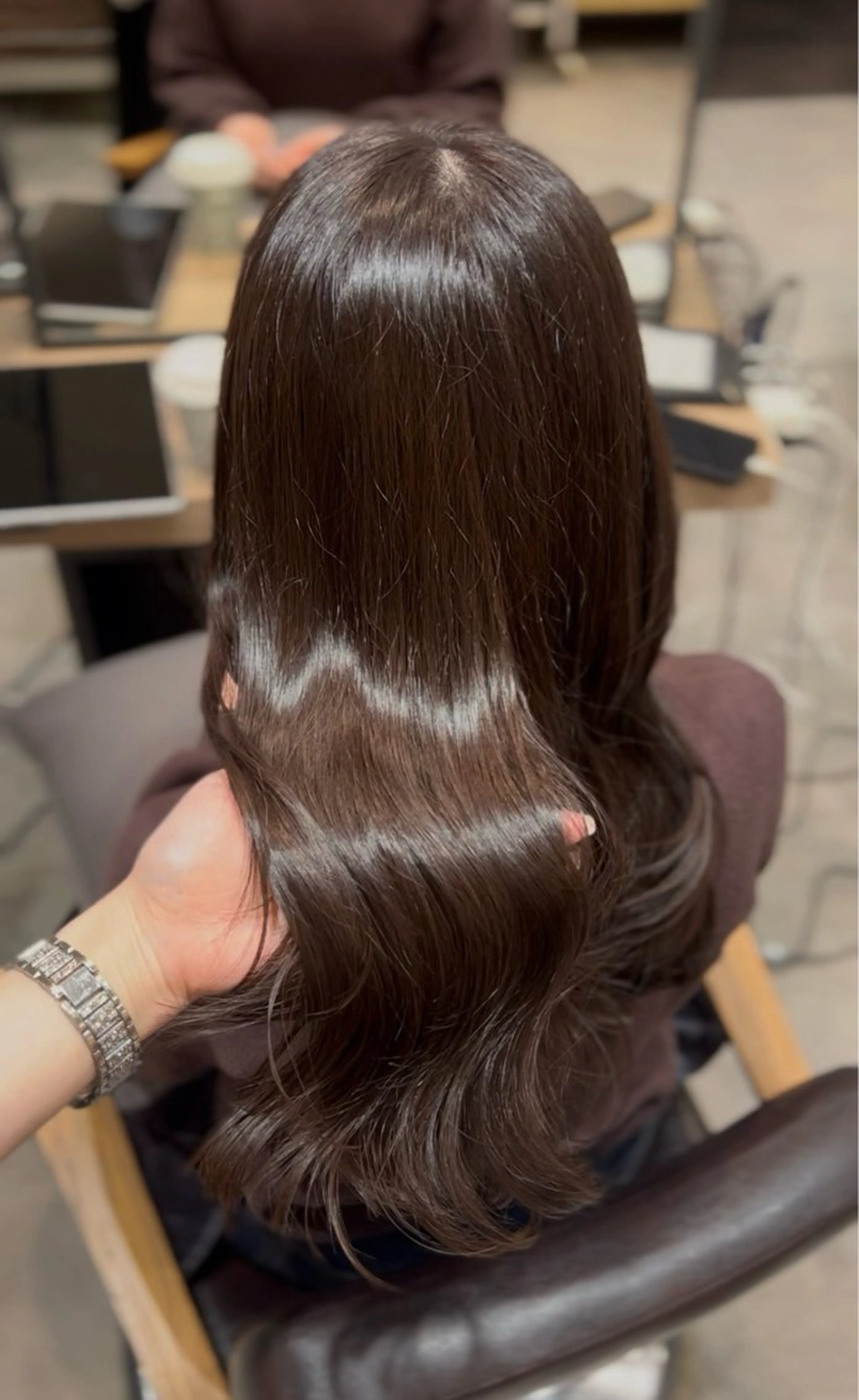 ロング カット ヘアカラー トリートメント Ami♡表参道 ピンク/ラベンダーのヘアスタイル