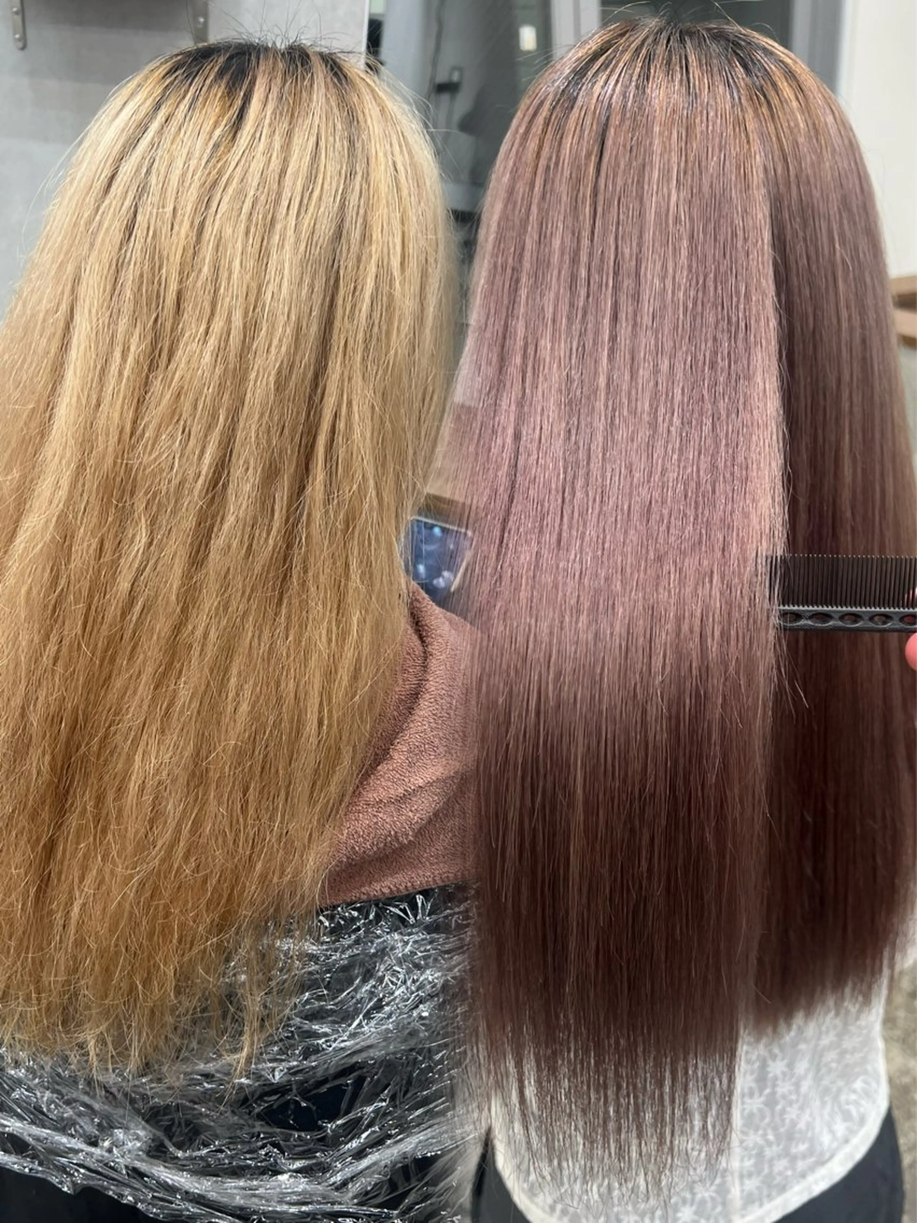 1日1枠限定‼️【ブリーチ縮毛矯正✨】ダメージ具合要相談です【髪質改善】の写真