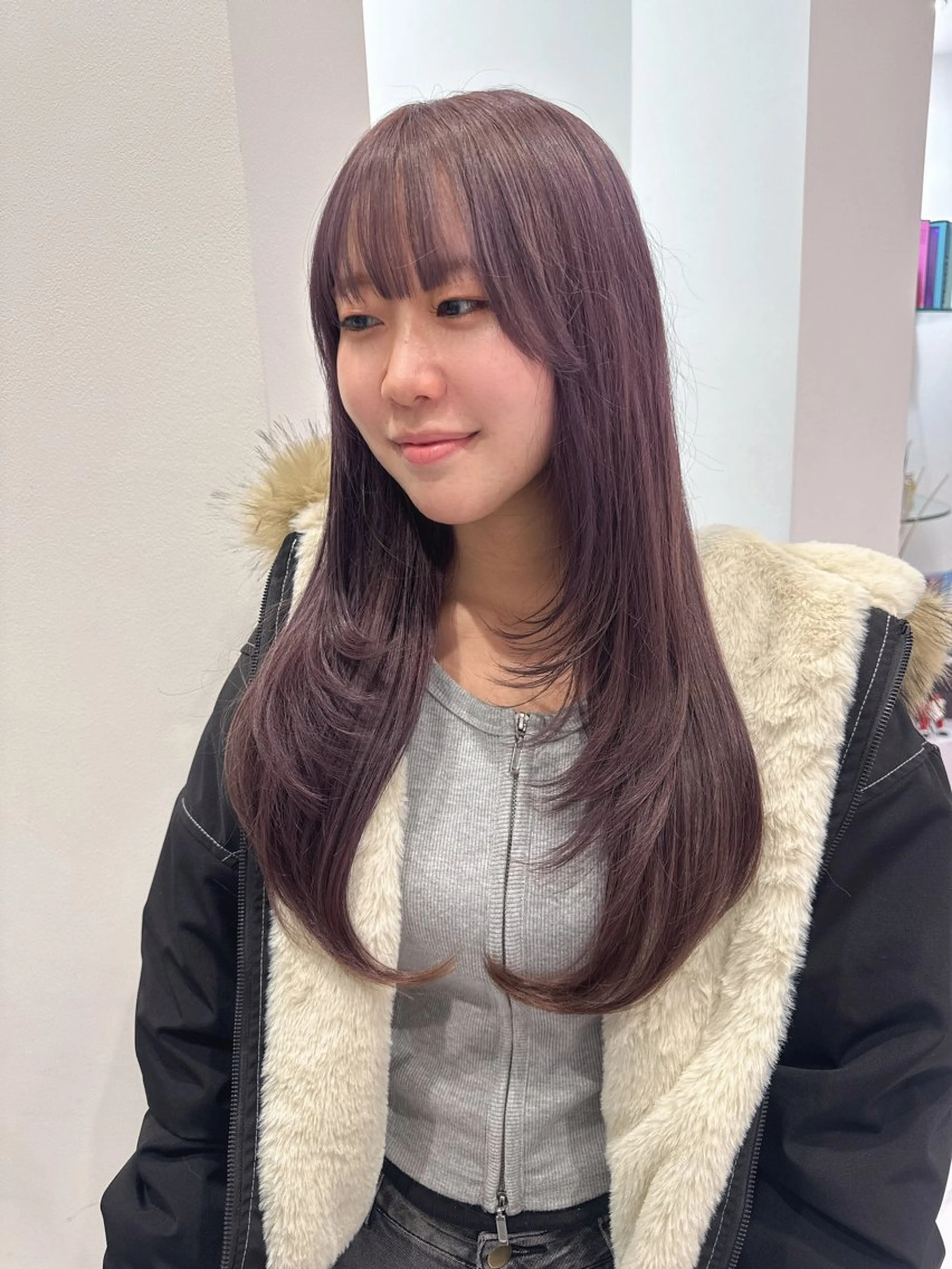 ロング レイヤーカット 🌞LANA/マツパ /似合わせ/透明感のマツエク・マツパデザイン