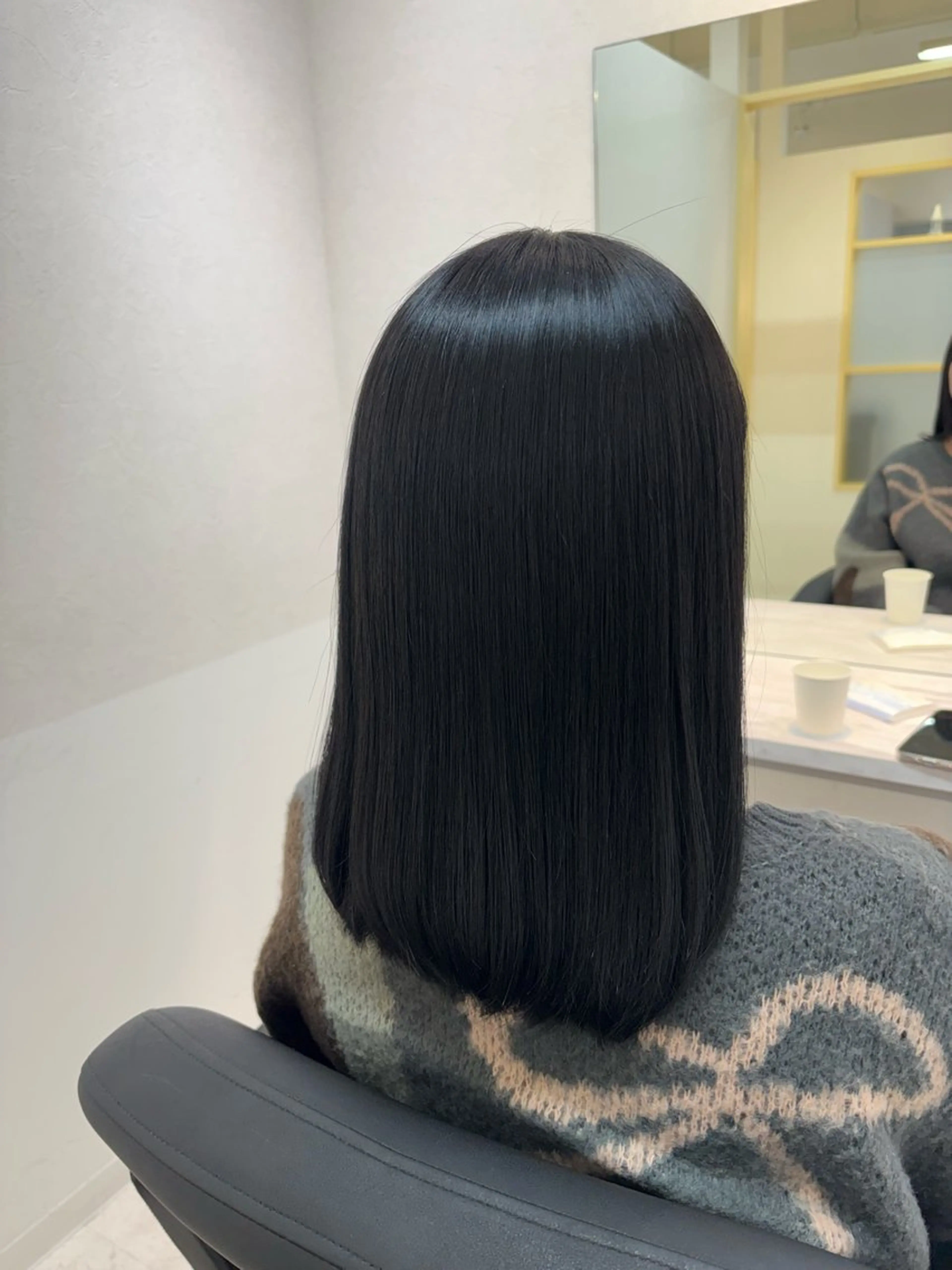 セミロング ボブ/顔周りレイヤー asuka🫧のヘアスタイル