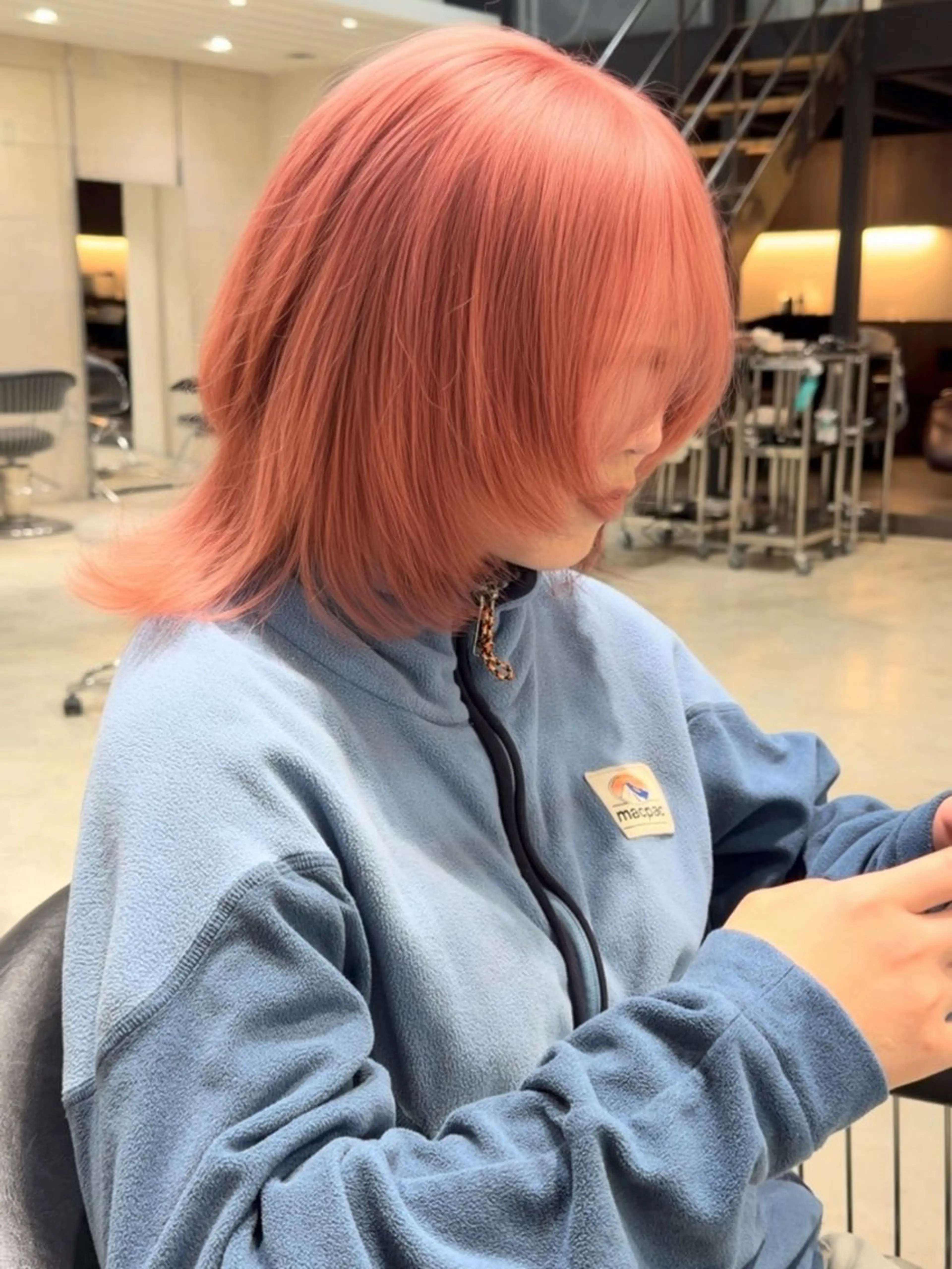 セミロング カラー ヘアカラー ハイトーン/複雑履歴 名古屋/FUTOのヘアスタイル