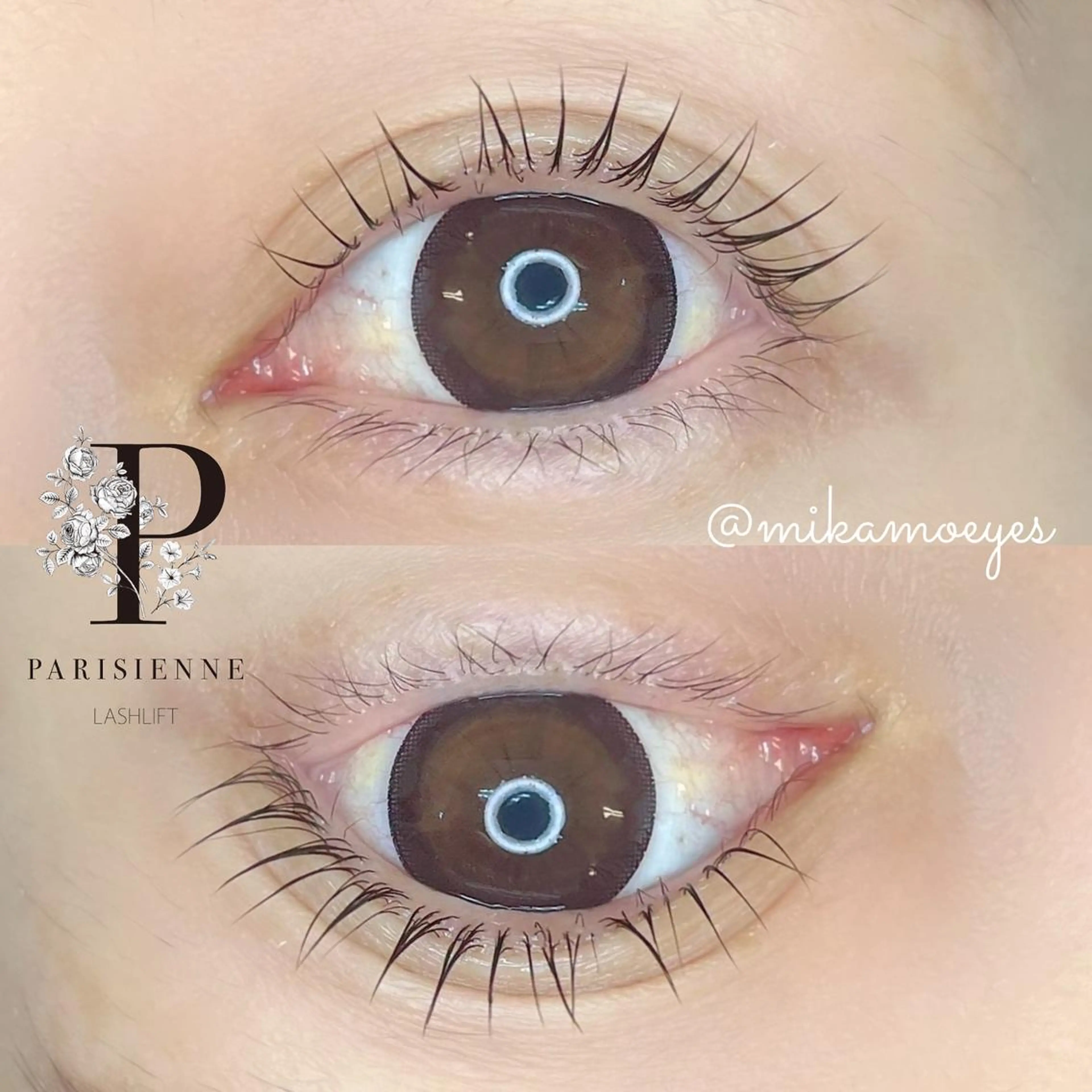 マツエク・マツパ パリジェンヌラッシュリフト マツパ olu 美甘 カレンのマツエク・マツパデザイン