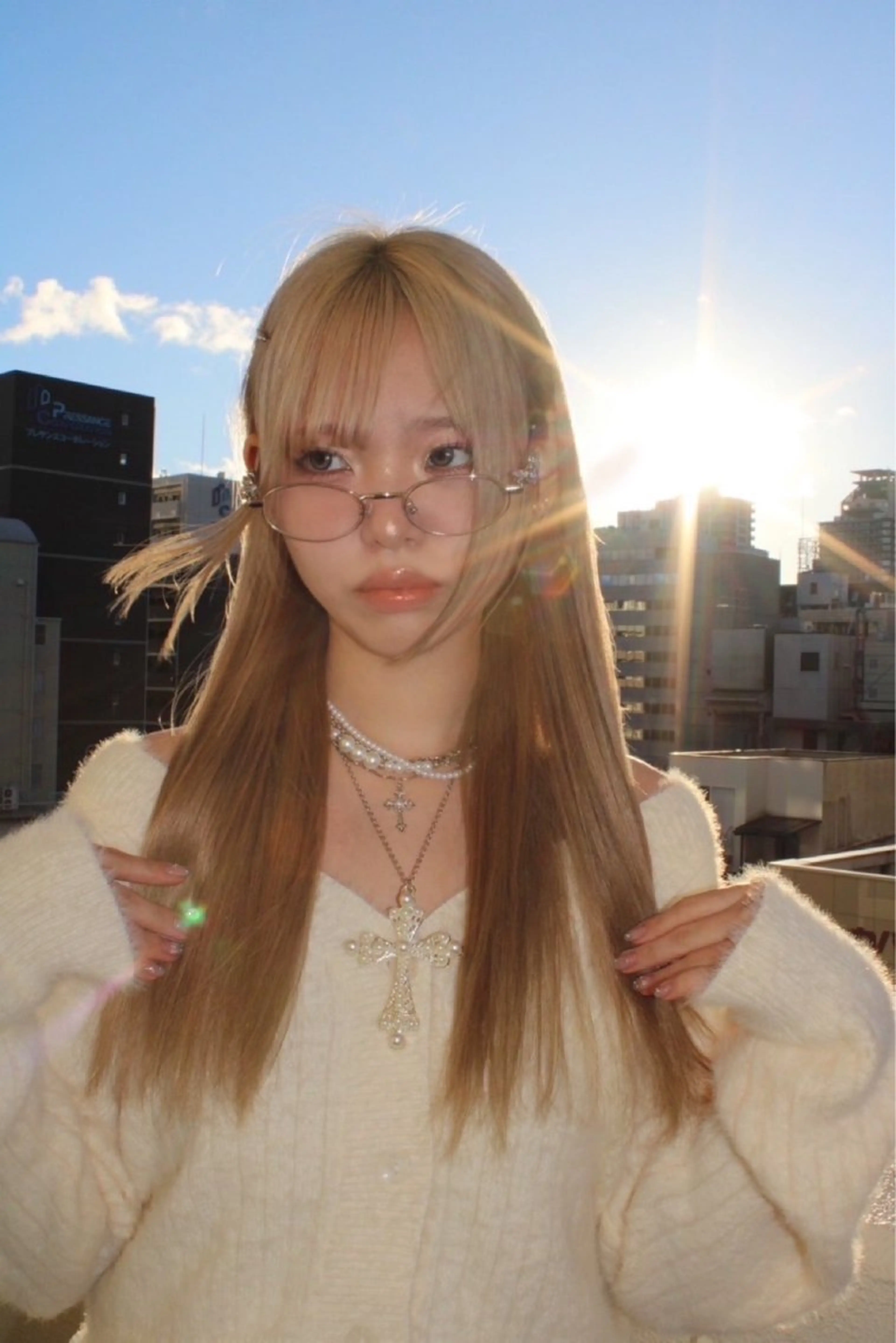 ロング カラー ヘアカラー デザインカラー/ハイ トーン/konomiのヘアスタイル