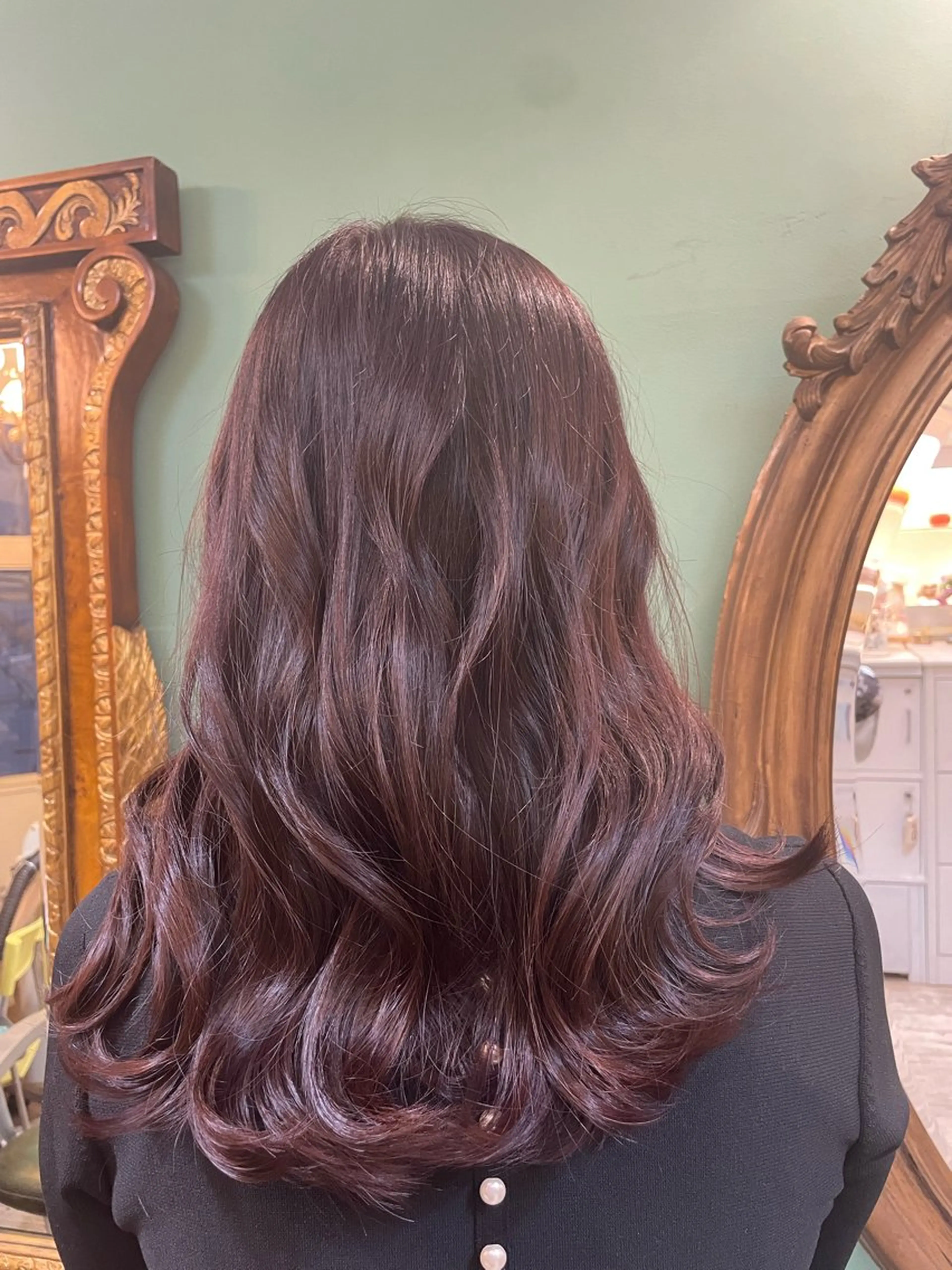 セミロング カラー 関原 沙知のヘアスタイル