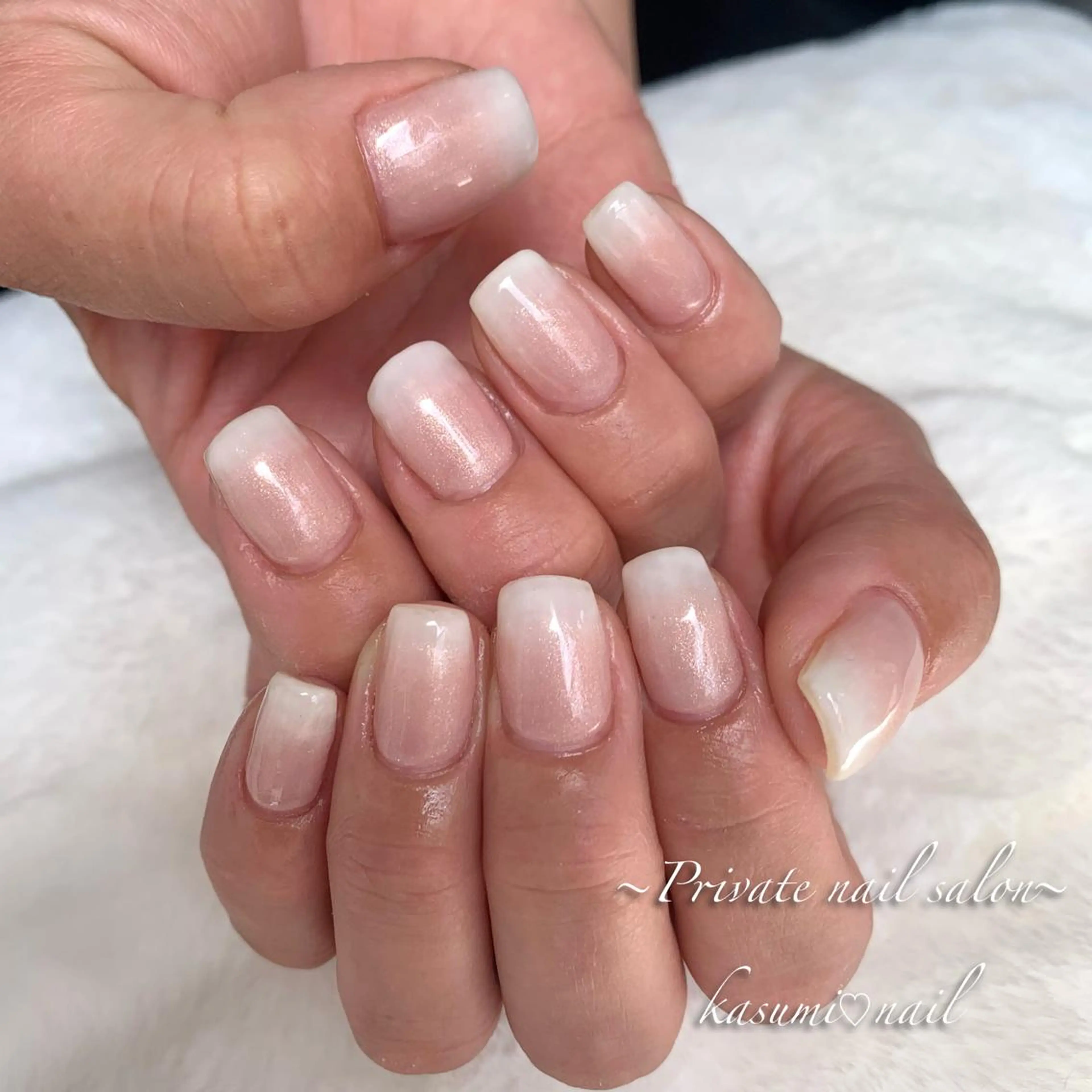 ネイル ニュアンスネイル 春ネイル KASUMI♡ Nailのネイルデザイン