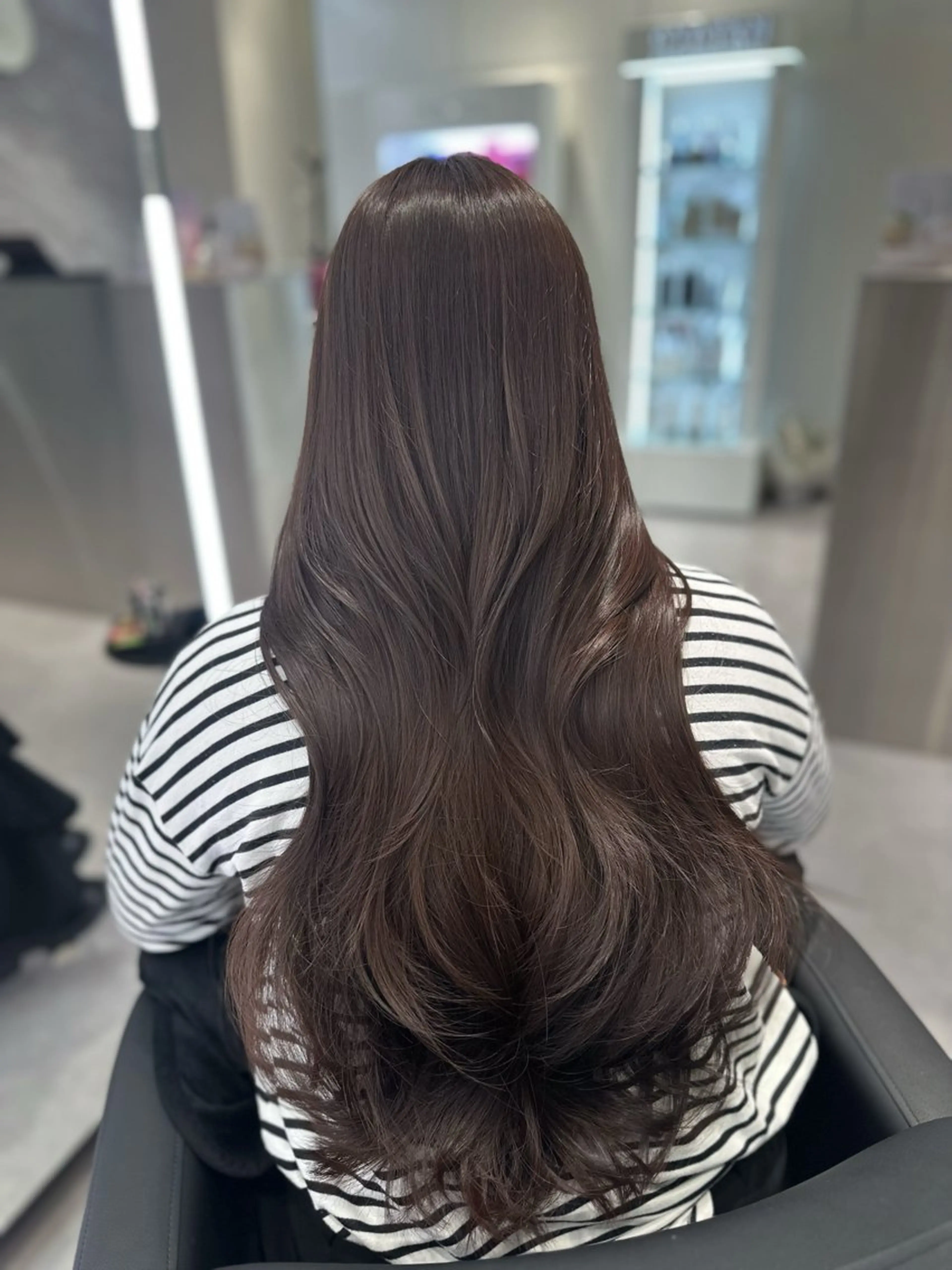 ロング ヘアカラー トリートメント ブリーチなし/透明感 NONO💖のヘアスタイル