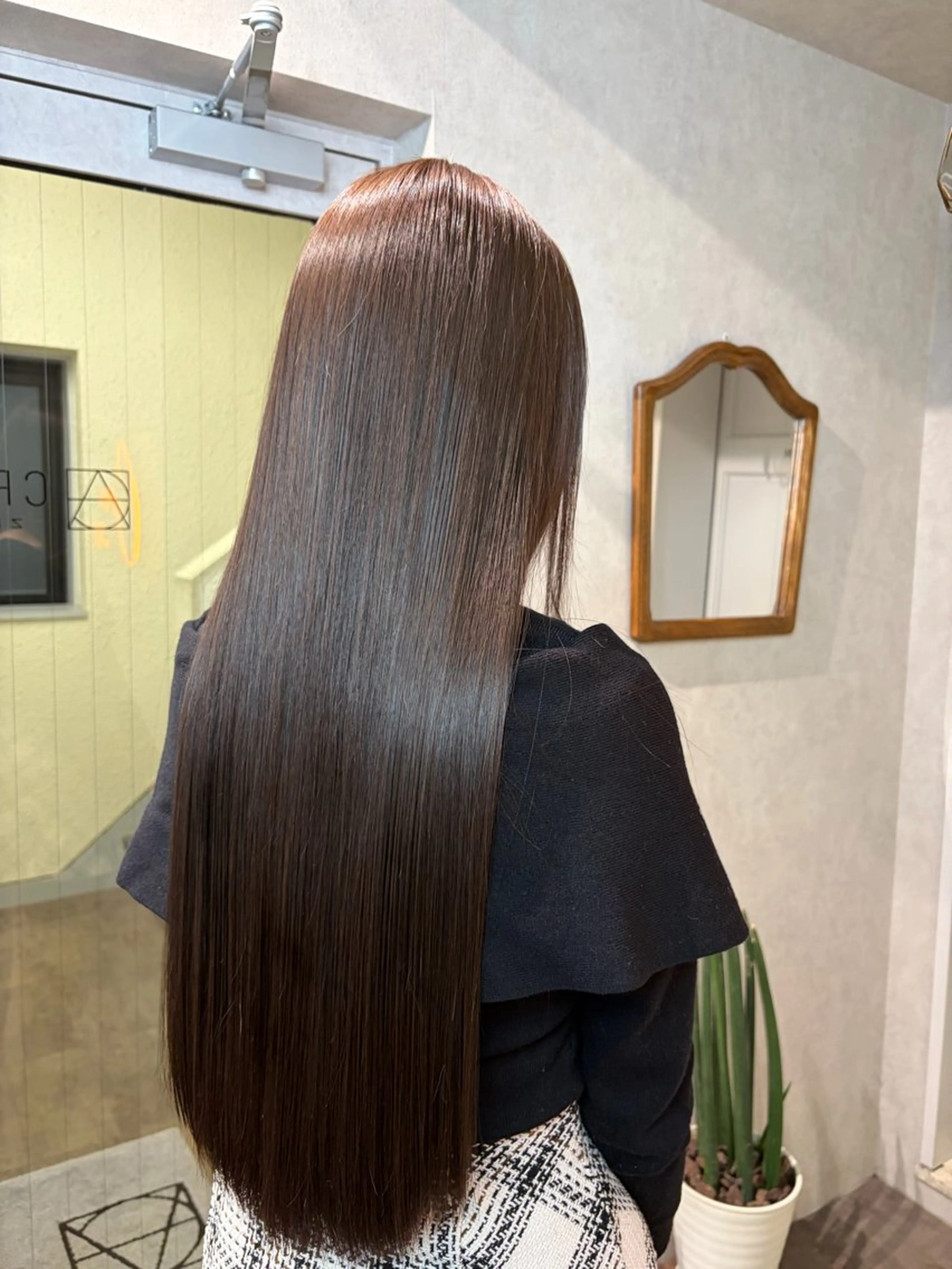 ロング カラー ヘアカラー トリートメント ハイトーン💖 ネイル💅まりなのヘアスタイル