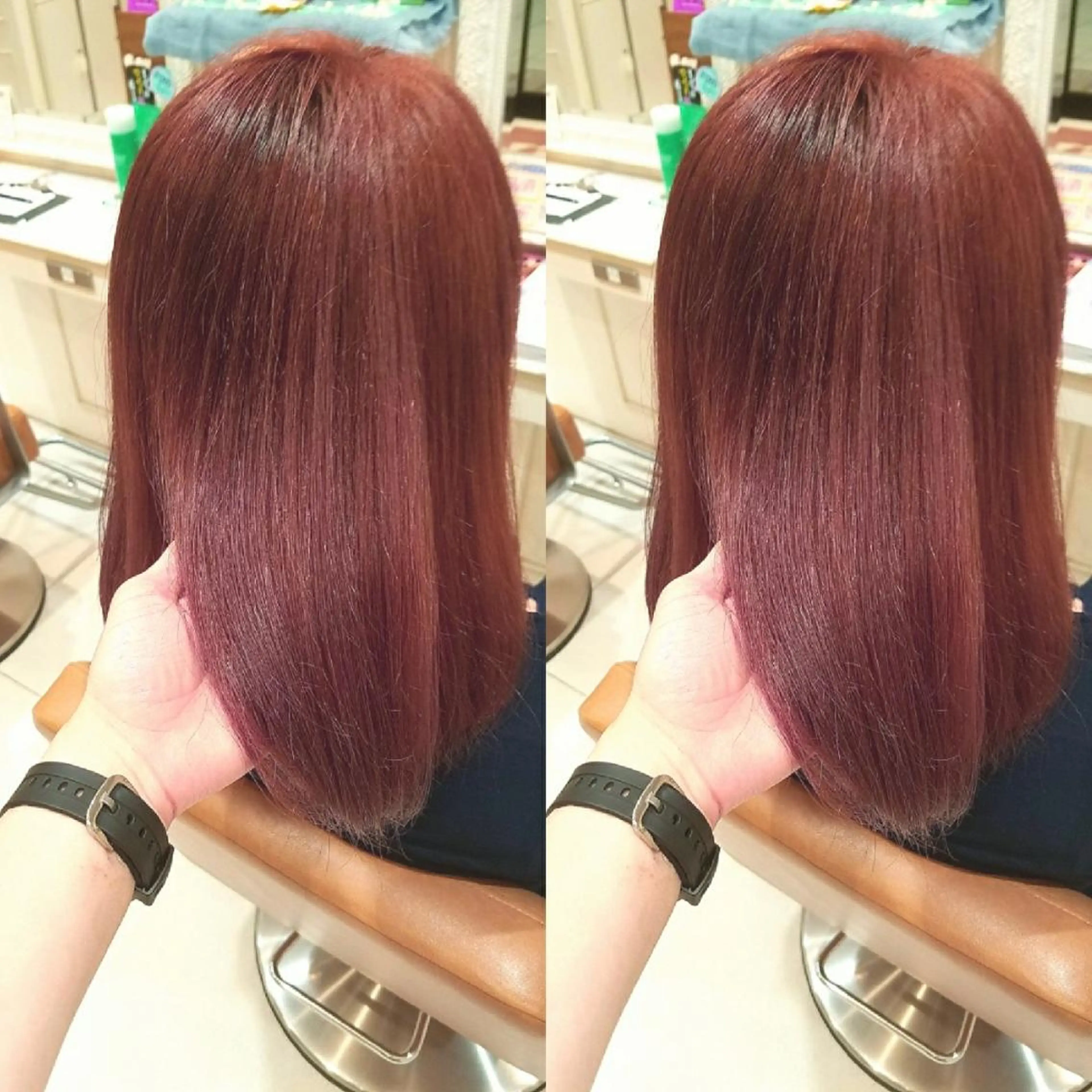 セミロング カラー grow上野御徒町【グロウ】所属・ブリーチ・ハイトーン 特化🎉内山のヘアスタイル