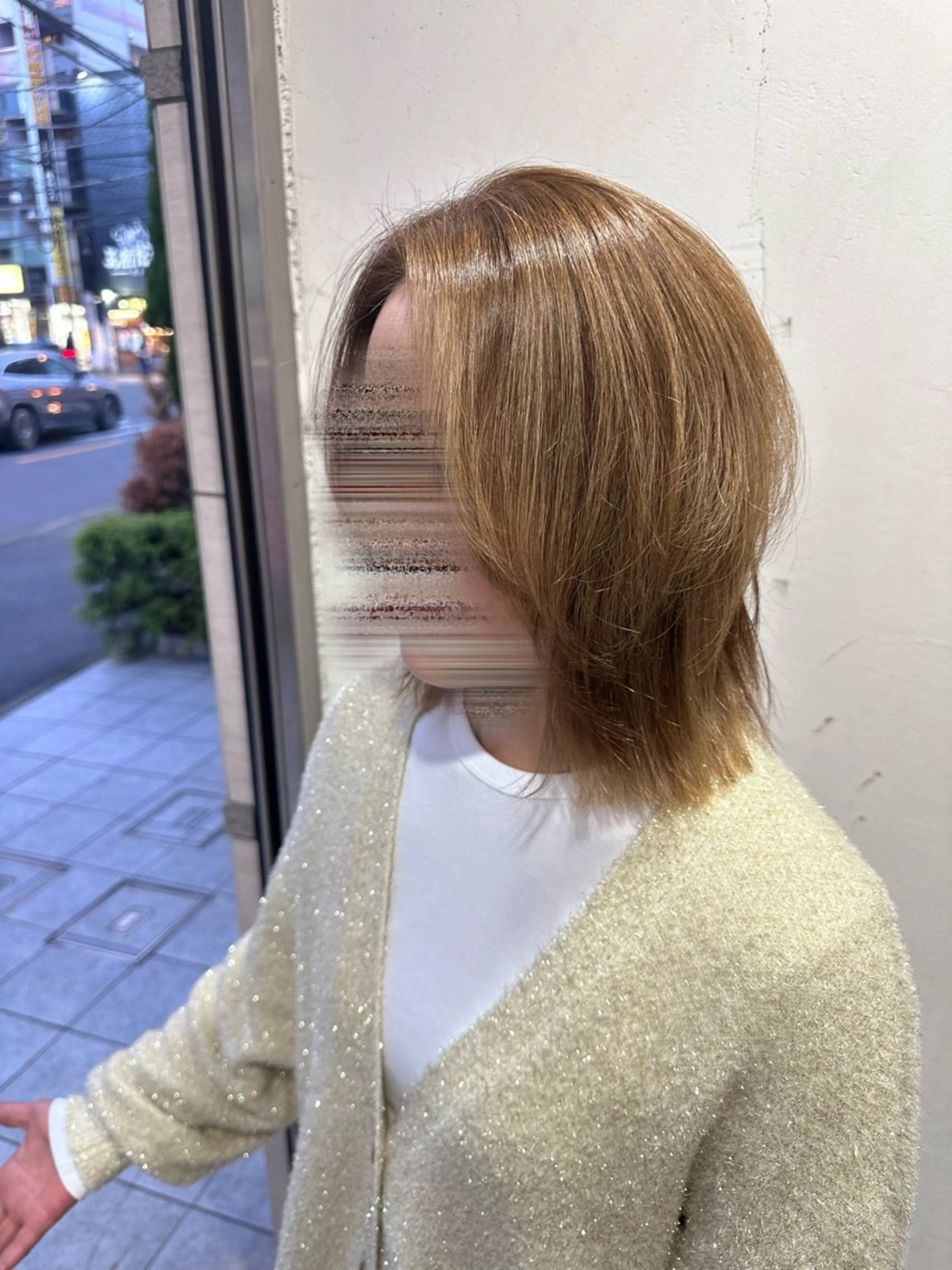 ミディアム レイヤーカット 大庭 梨子のヘアスタイル