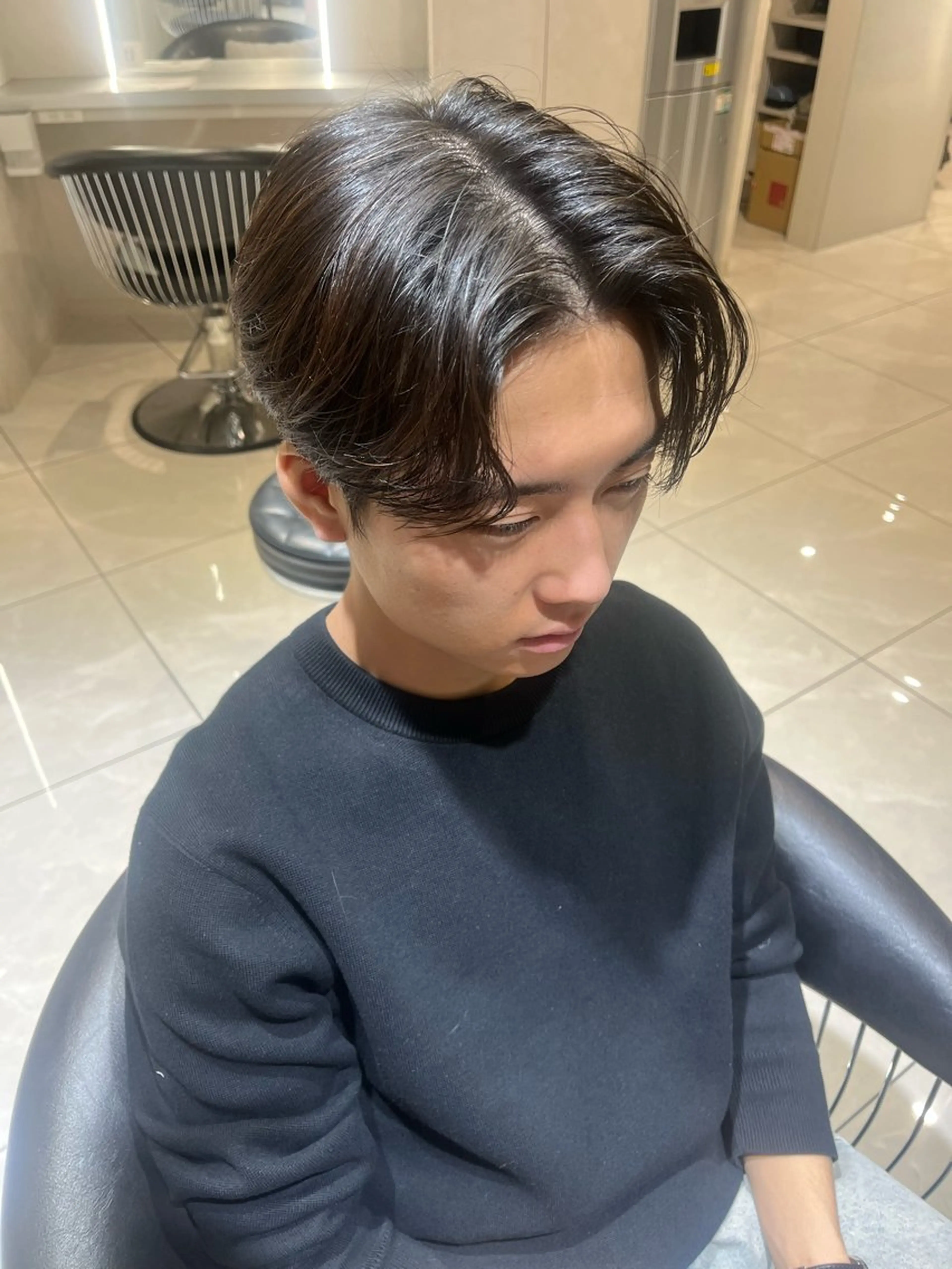 メンズ カット メンズセンターパート 池袋/wakanaのヘアスタイル