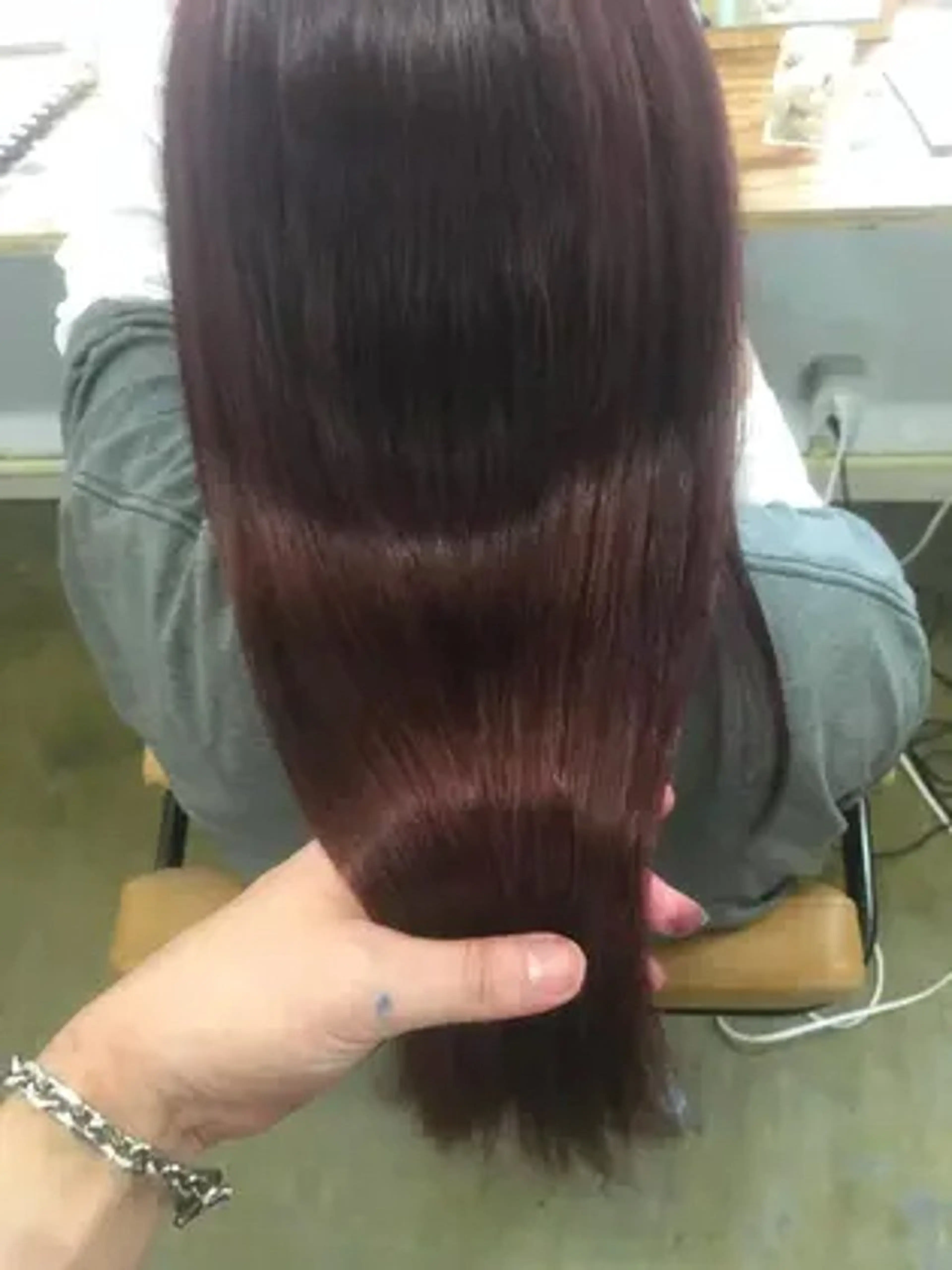 セミロング ヘアカラー 縮毛矯正 髪質改善&艶カラー sotaのヘアスタイル