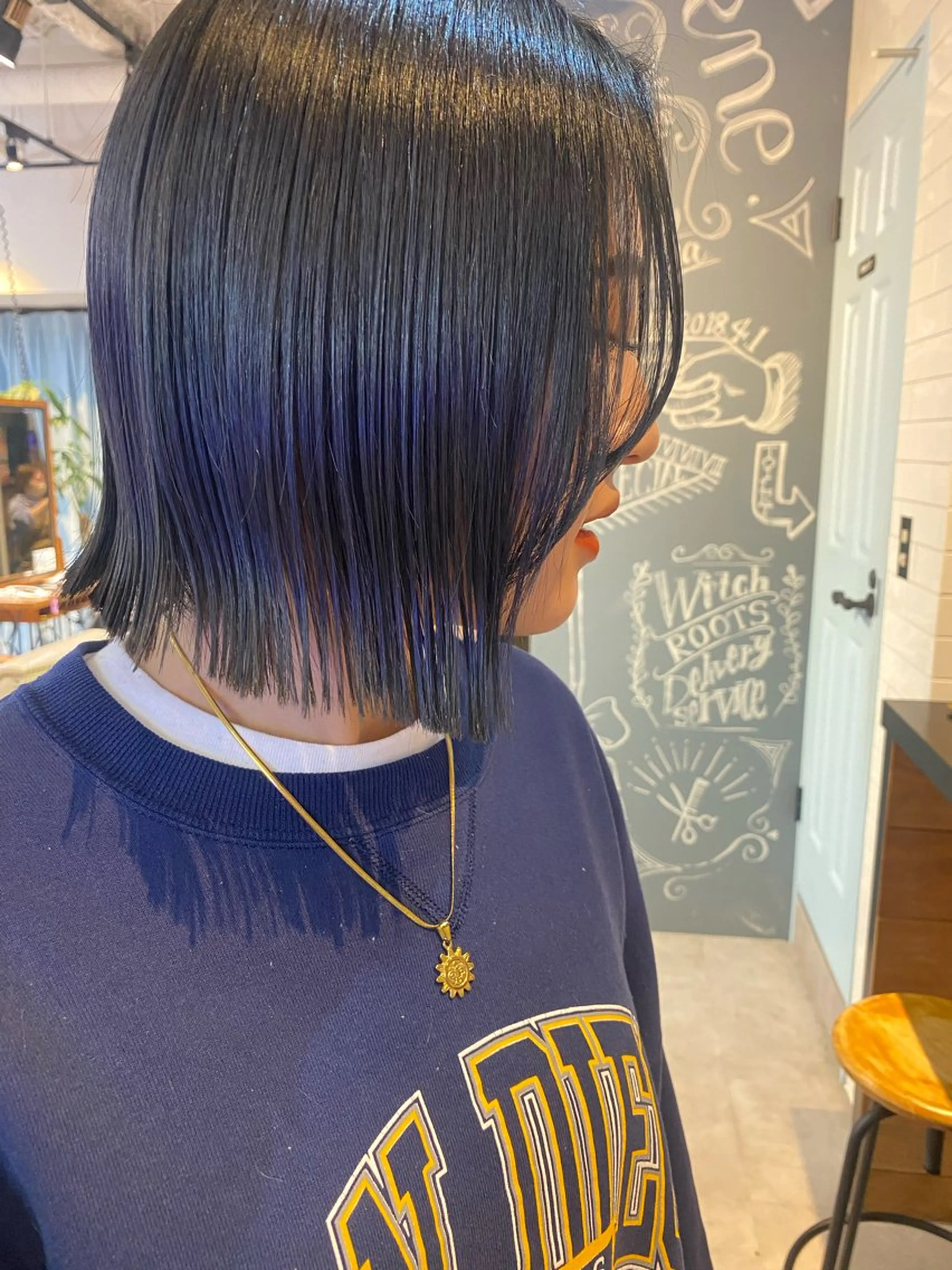 ショート カラー アディクシーカラー ボブ 外ハネヘア カット ヘアカラー トリートメント scene.池袋所属・scene. haraのヘアスタイル