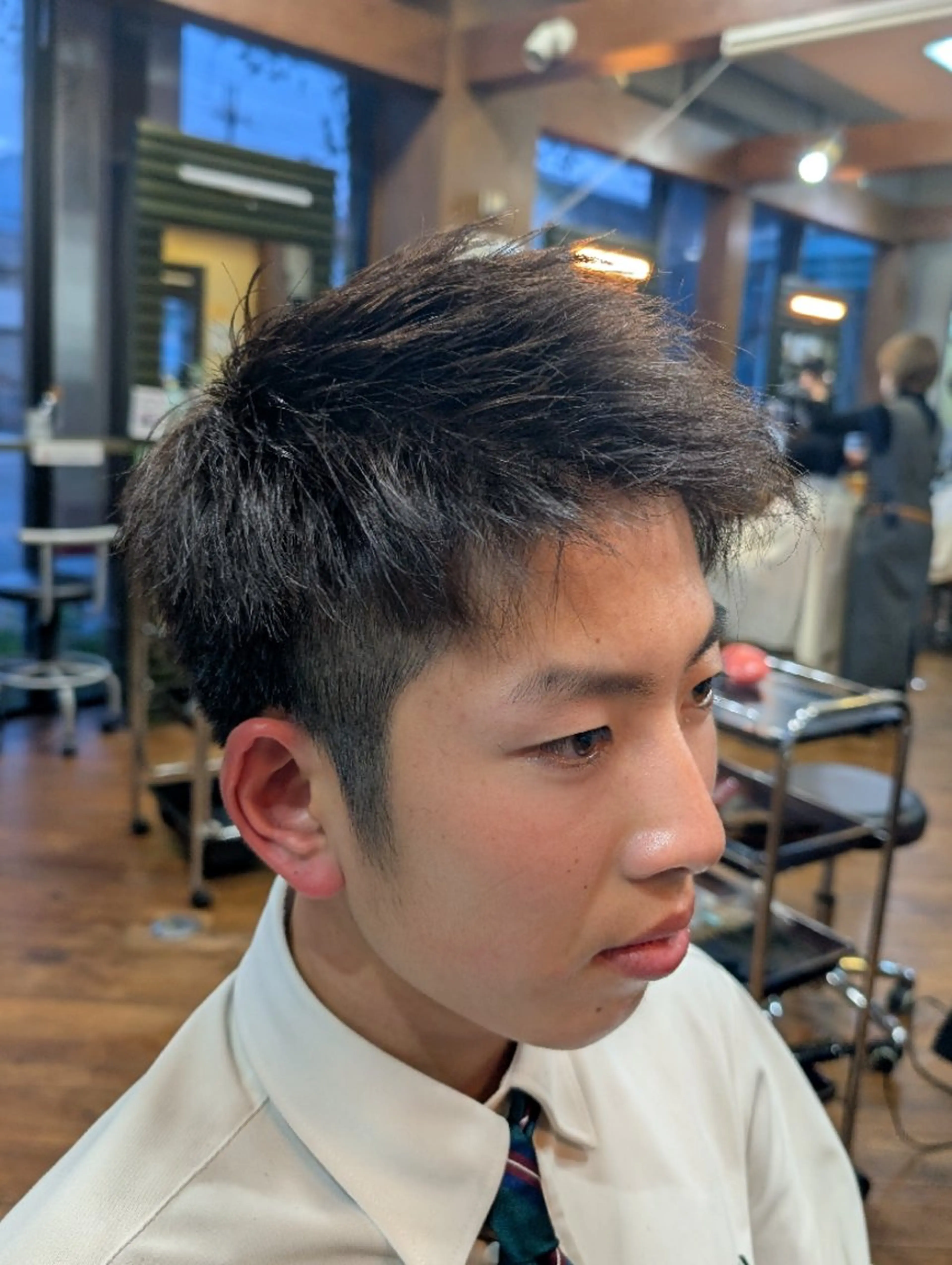 男子高校生カットの写真