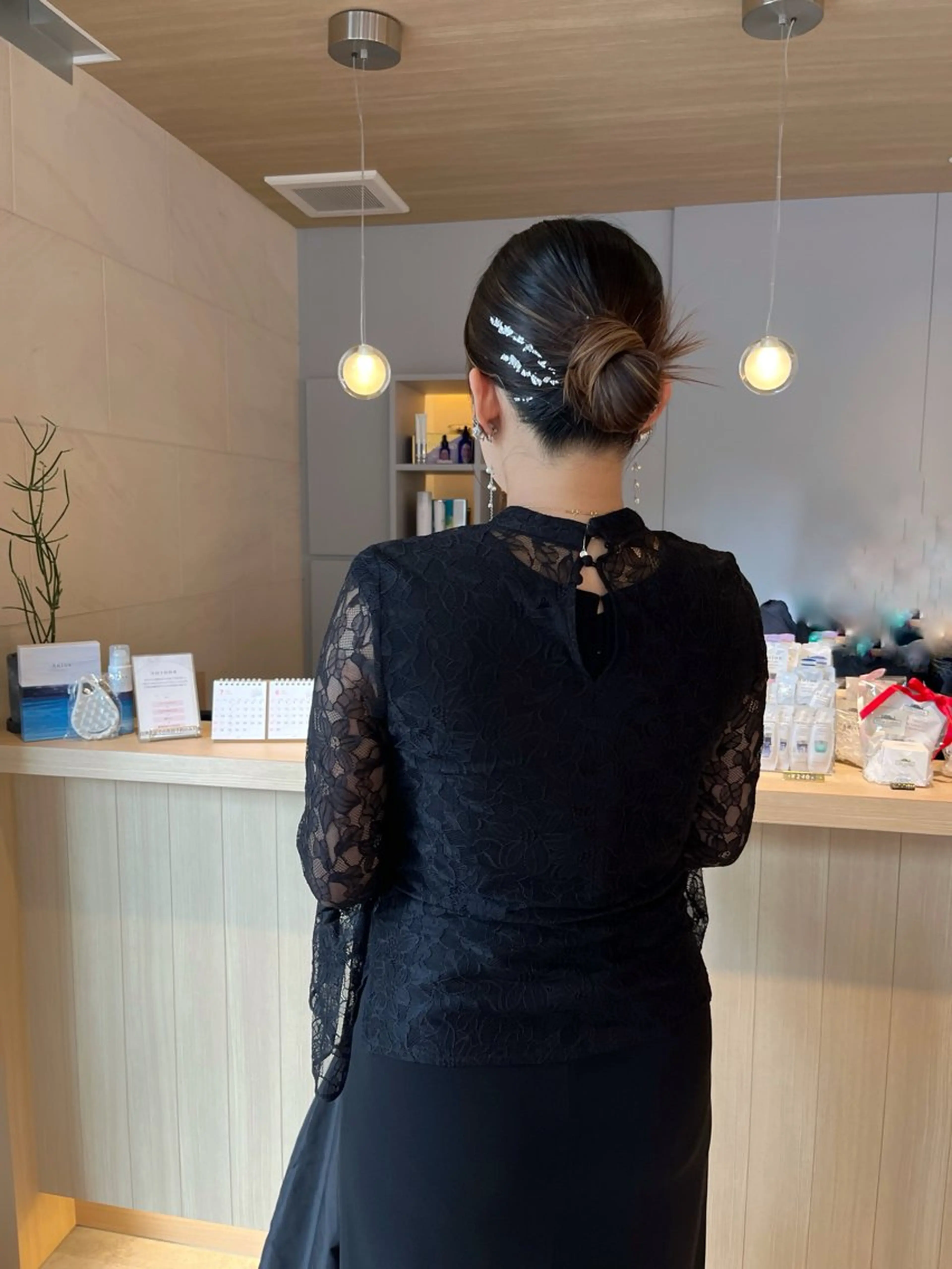 ロング ヘアアレンジ ヘアセット 伊佐治 夕芽のヘアスタイル