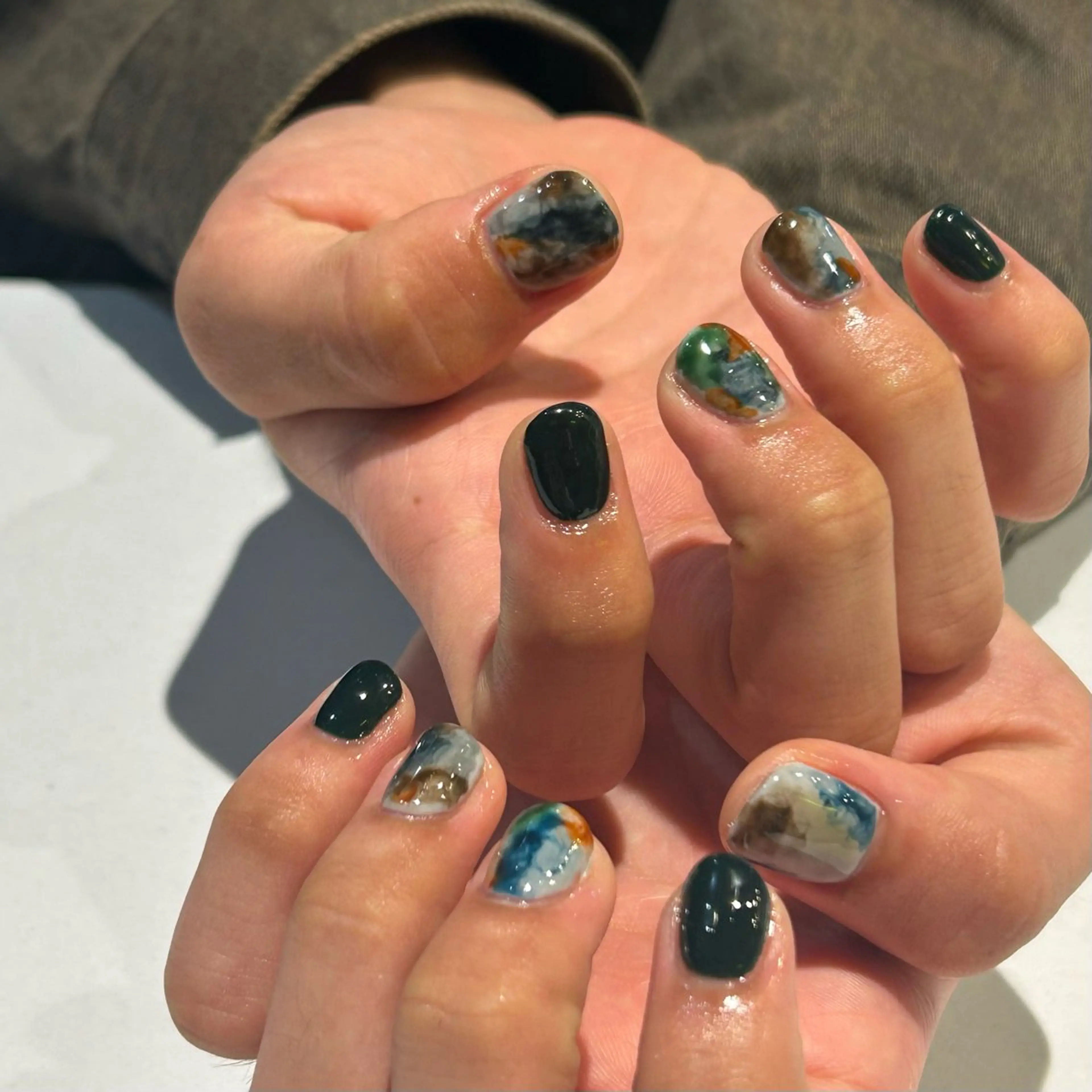 ネイル ハンドネイル ハンドケア 個性派ネイル シノのネイルデザイン