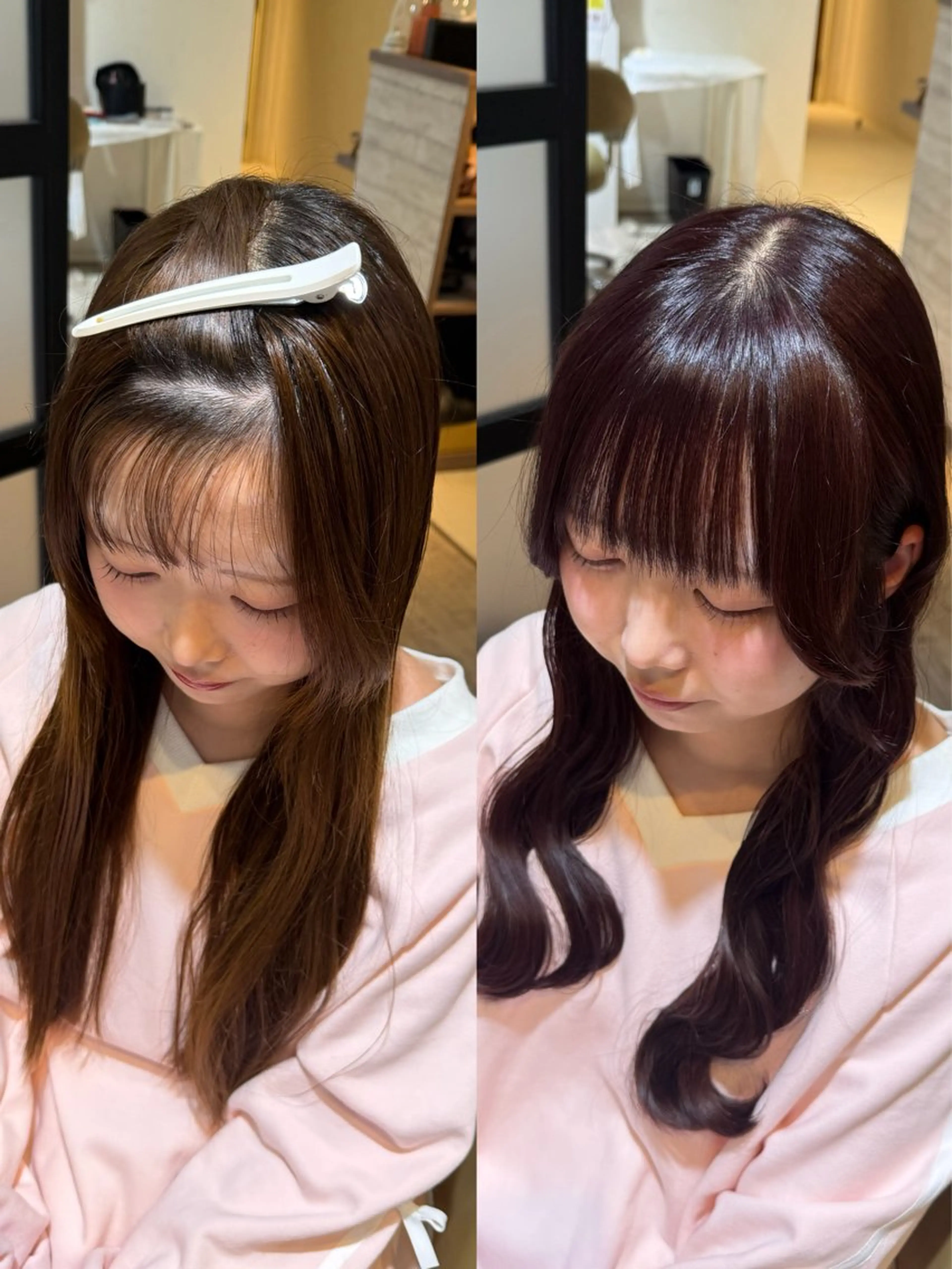 クロスパーマ+前髪カット+Muvトリートメントの写真
