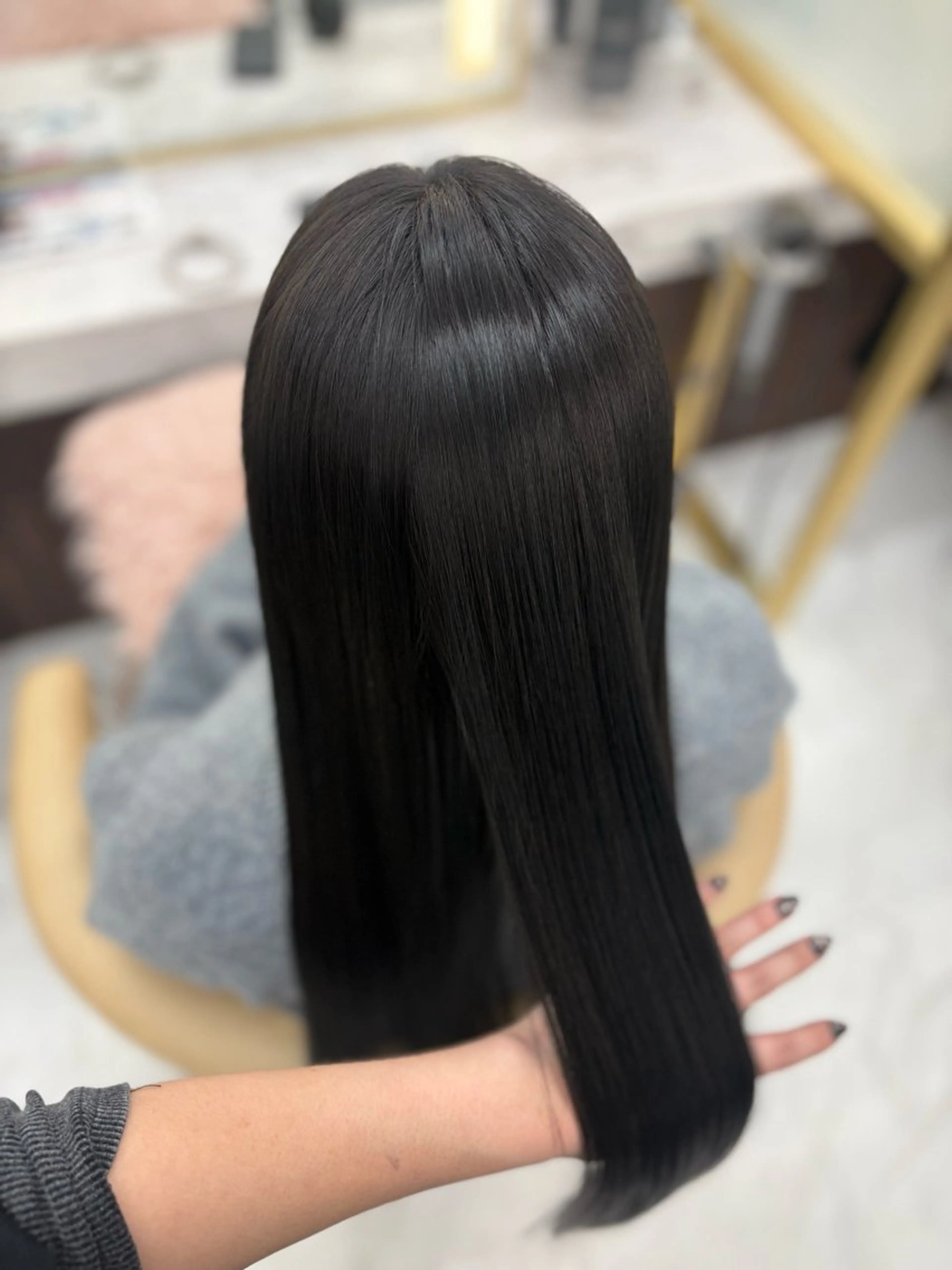 ロング カラー 透明感カラー トリートメント ヘアカラー VEYY.nagoya所属・みゅう／韓国：網紅： トレンドヘアのヘアスタイル
