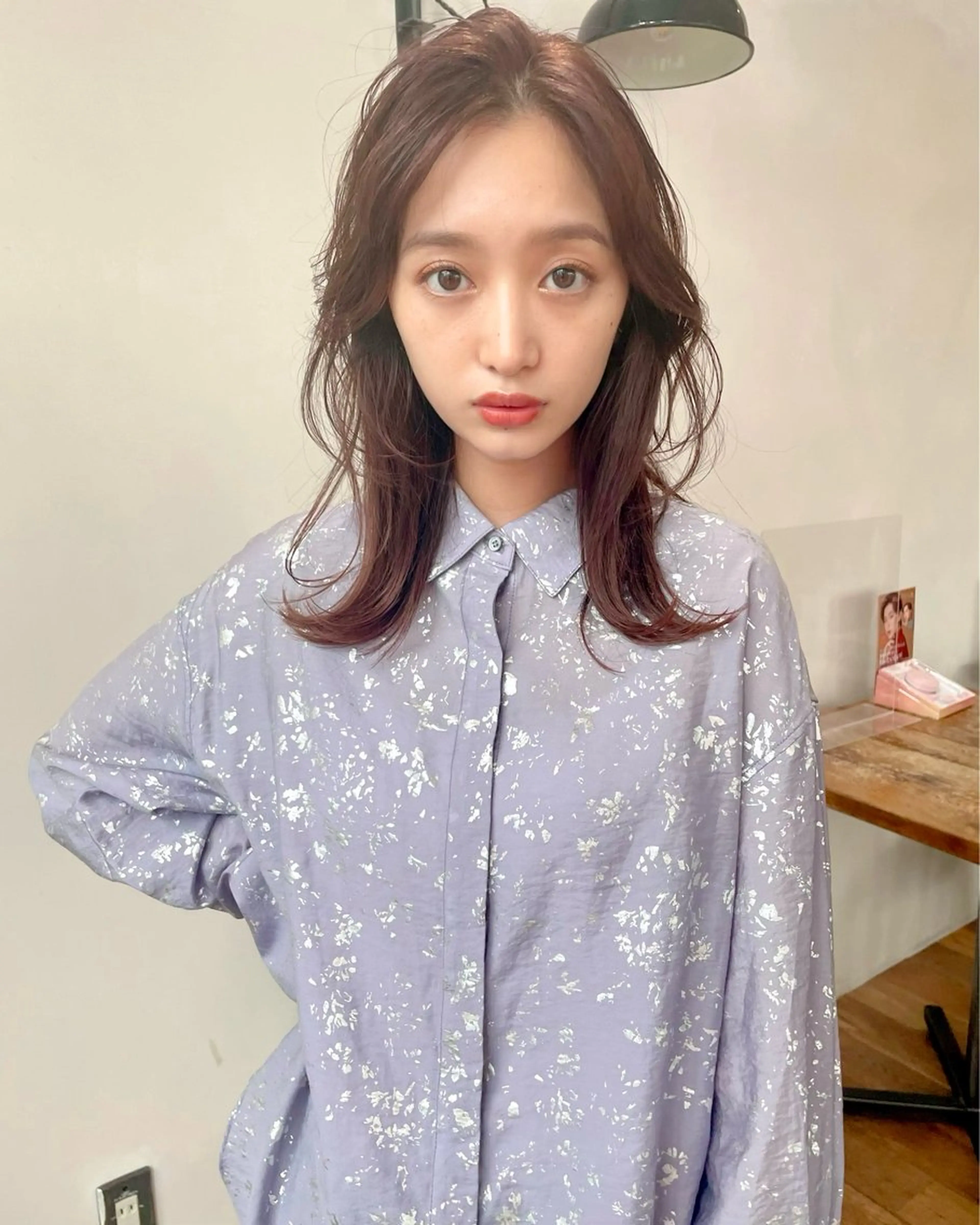 セミロング カラー 高リピート/レイヤー 骨格似合わせ/色持ちのヘアスタイル