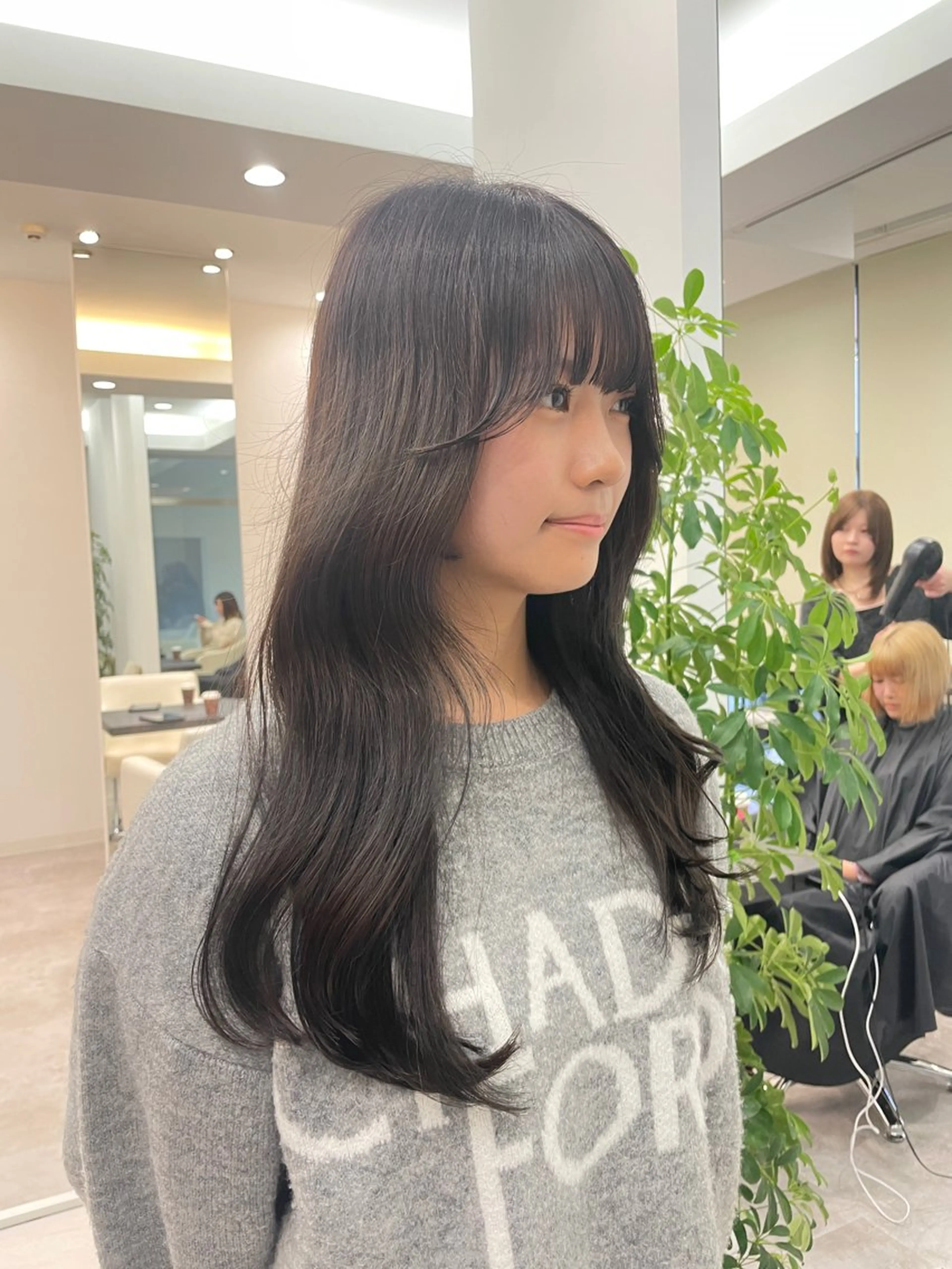 ロング カラー カット ヘアカラー 🤎渋谷髪質改善 ｜mei🤎のヘアスタイル